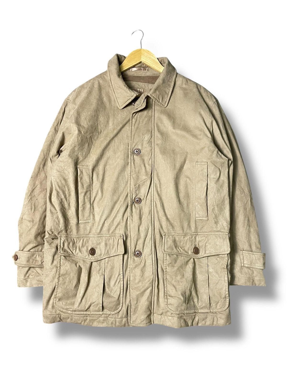 Japanese Brand × Vintage Vintage CROCODILE Leather Suede Jacket (81) Size US M / EU 48-50 / 2 - 1 Thumbnail