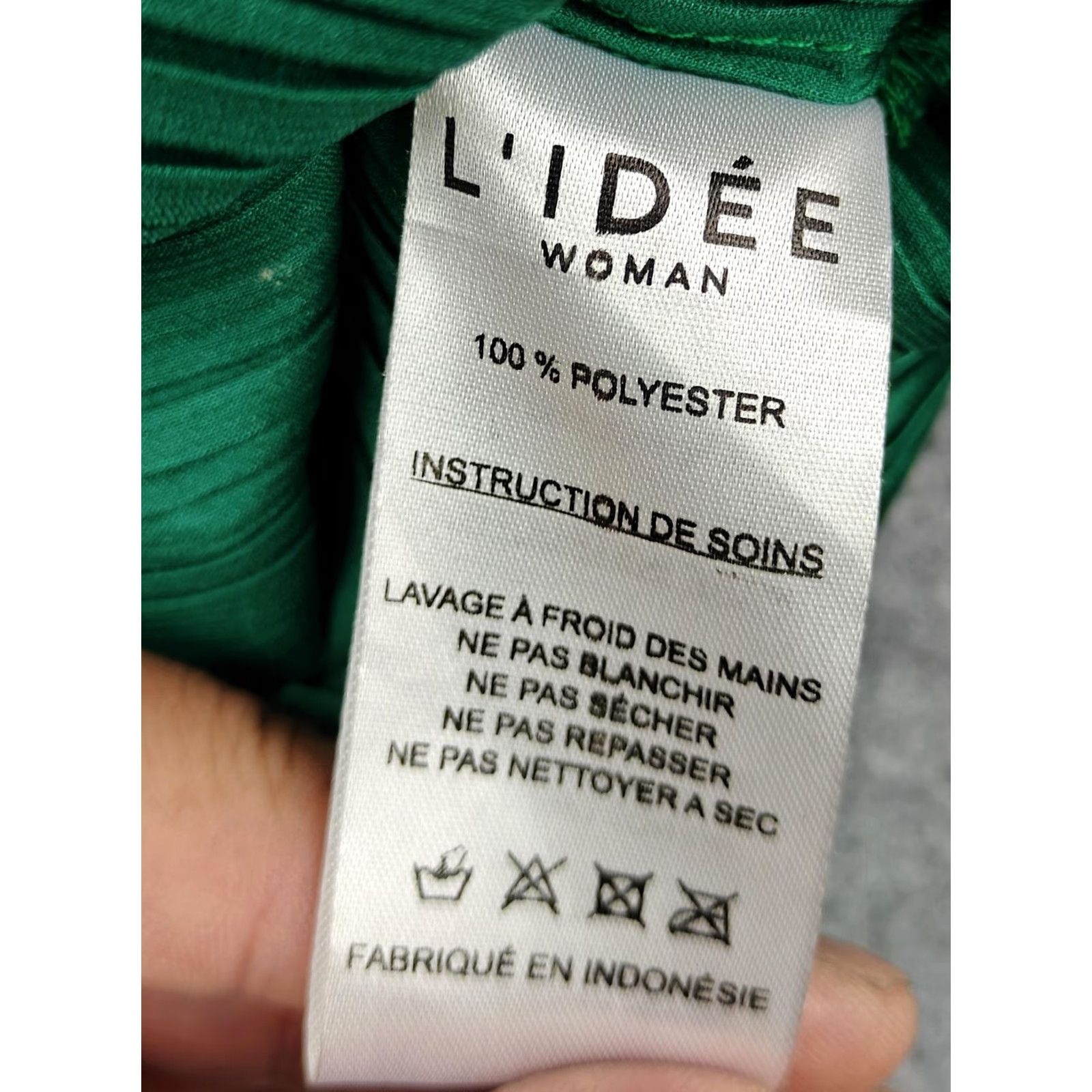 Vintage L'IDÉE Dress Womens XS Emerald Green Off Shoulder Pleated Maxi Gown BHLDN New Size XS / US 0-2 / IT 36-38 - 7 Thumbnail