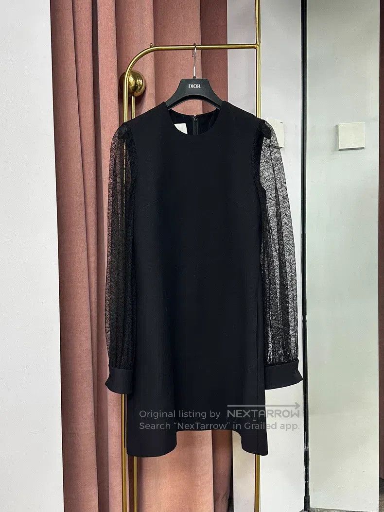 Valentino Valentino Black lace patchwork dress Size S / US 4 / IT 40 - 1 Thumbnail