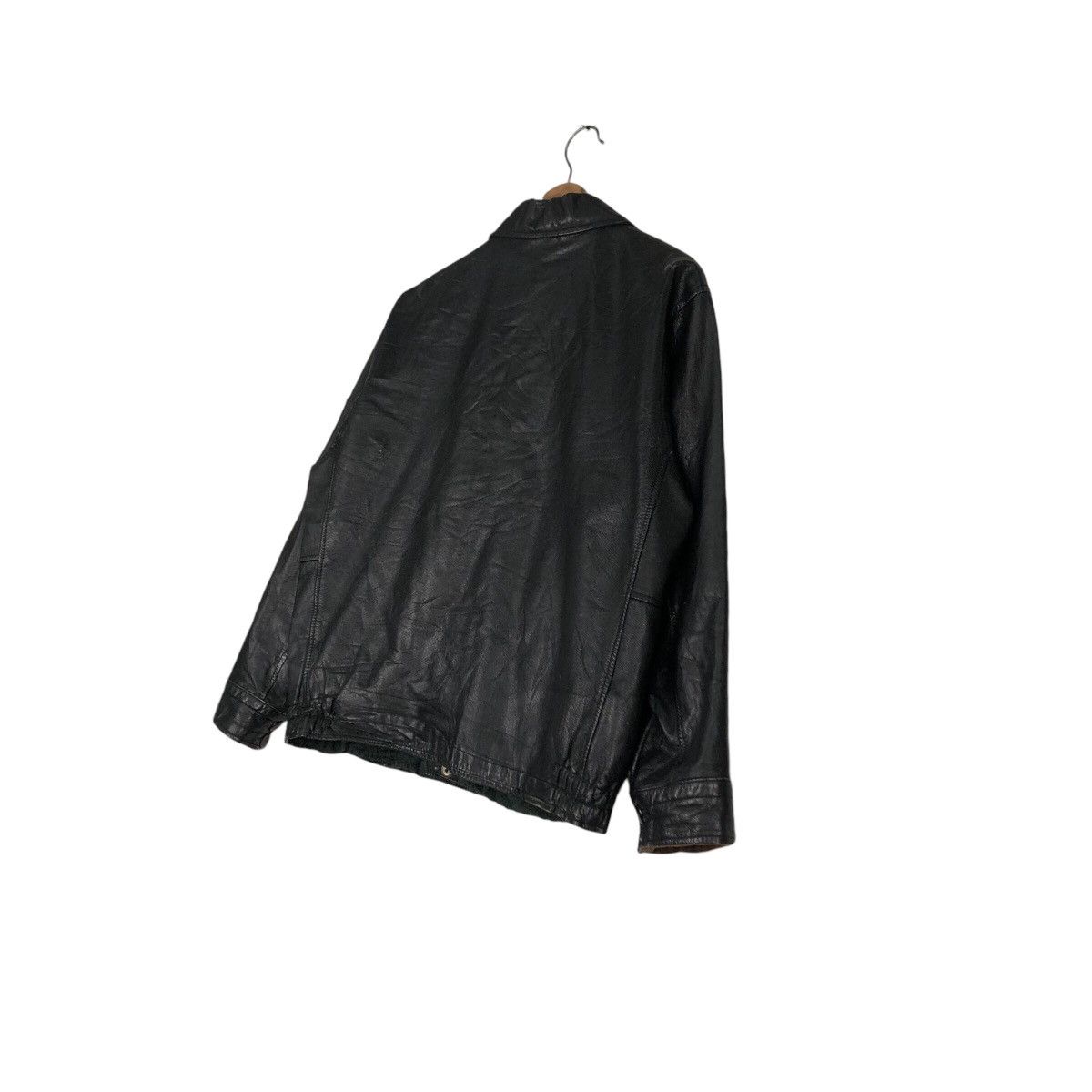 Japanese Brand 📌Vintage Biker Cafe Racer Leather Jacket Japan Issey Miyake Size US M / EU 48-50 / 2 - 11 Thumbnail