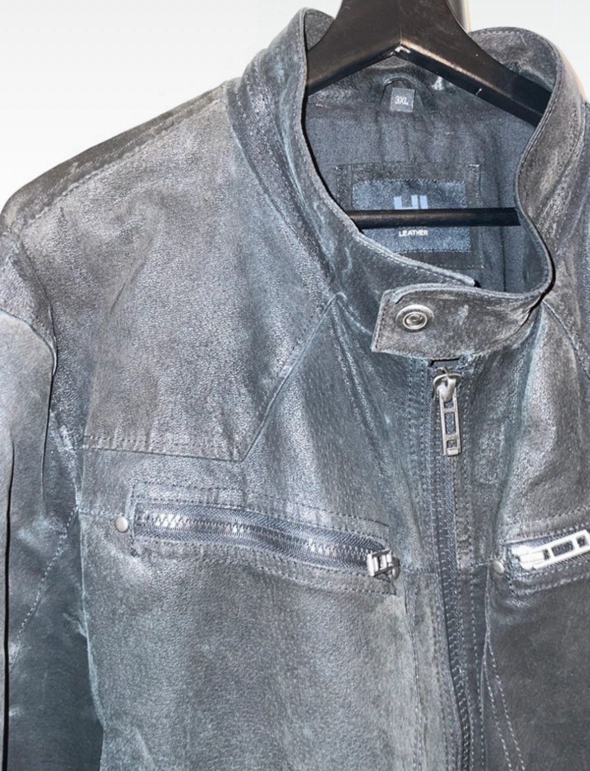 Other vintage real leather jacket Size US XL / EU 56 / 4 - 4 Thumbnail