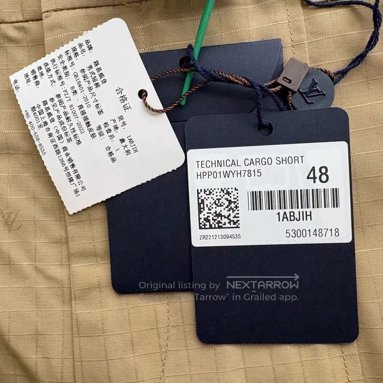 Louis Vuitton Louis Vuitton size US 48 Dark full print cargo shorts Size US 32 / EU 48 - 8 Thumbnail