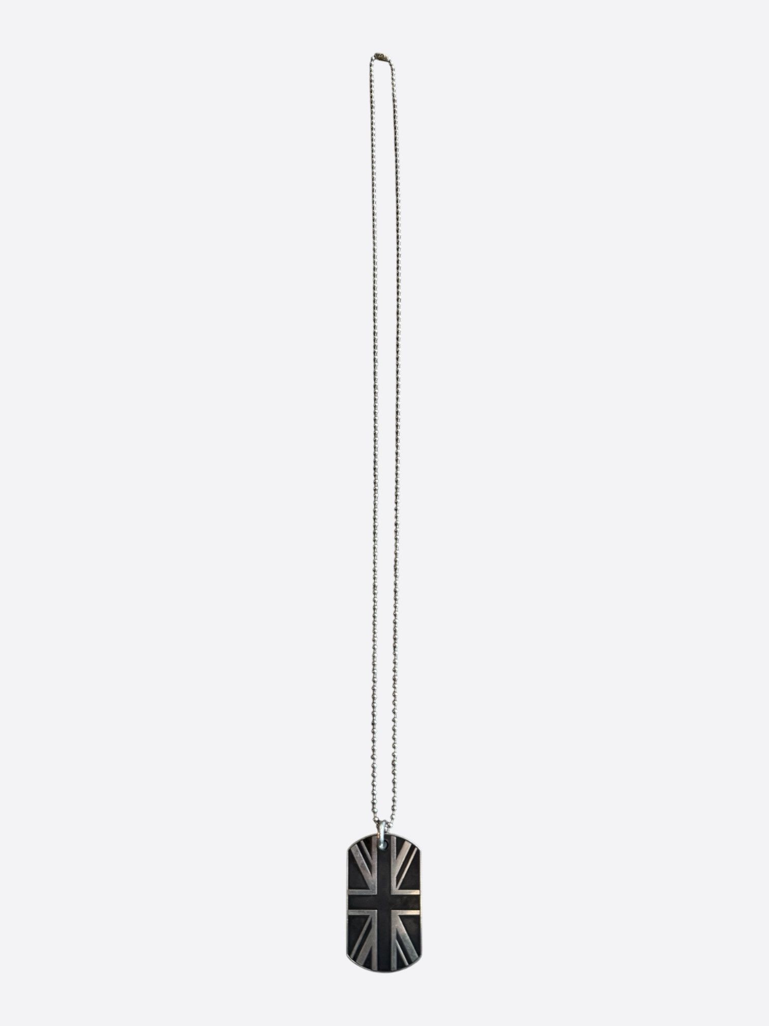 Chrome Hearts Chrome Hearts Silver Union Jack Dog Tag Necklace Size ONE SIZE - 3 Thumbnail