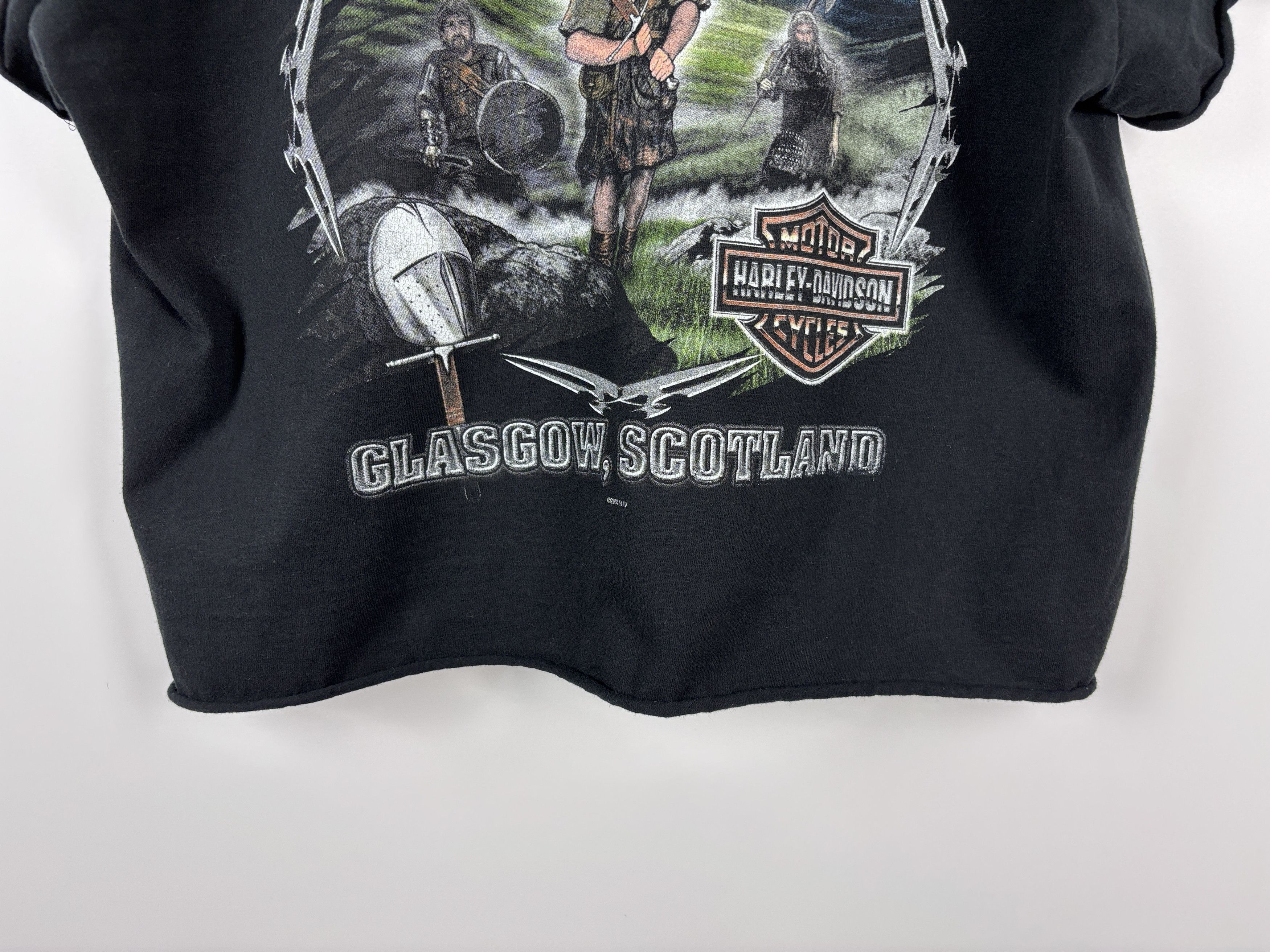 Harley Davidson × Vintage 2004 Harley Davidson West Coast Glasgow Scotland T-Shirt L Size US L / EU 52-54 / 3 - 6 Thumbnail