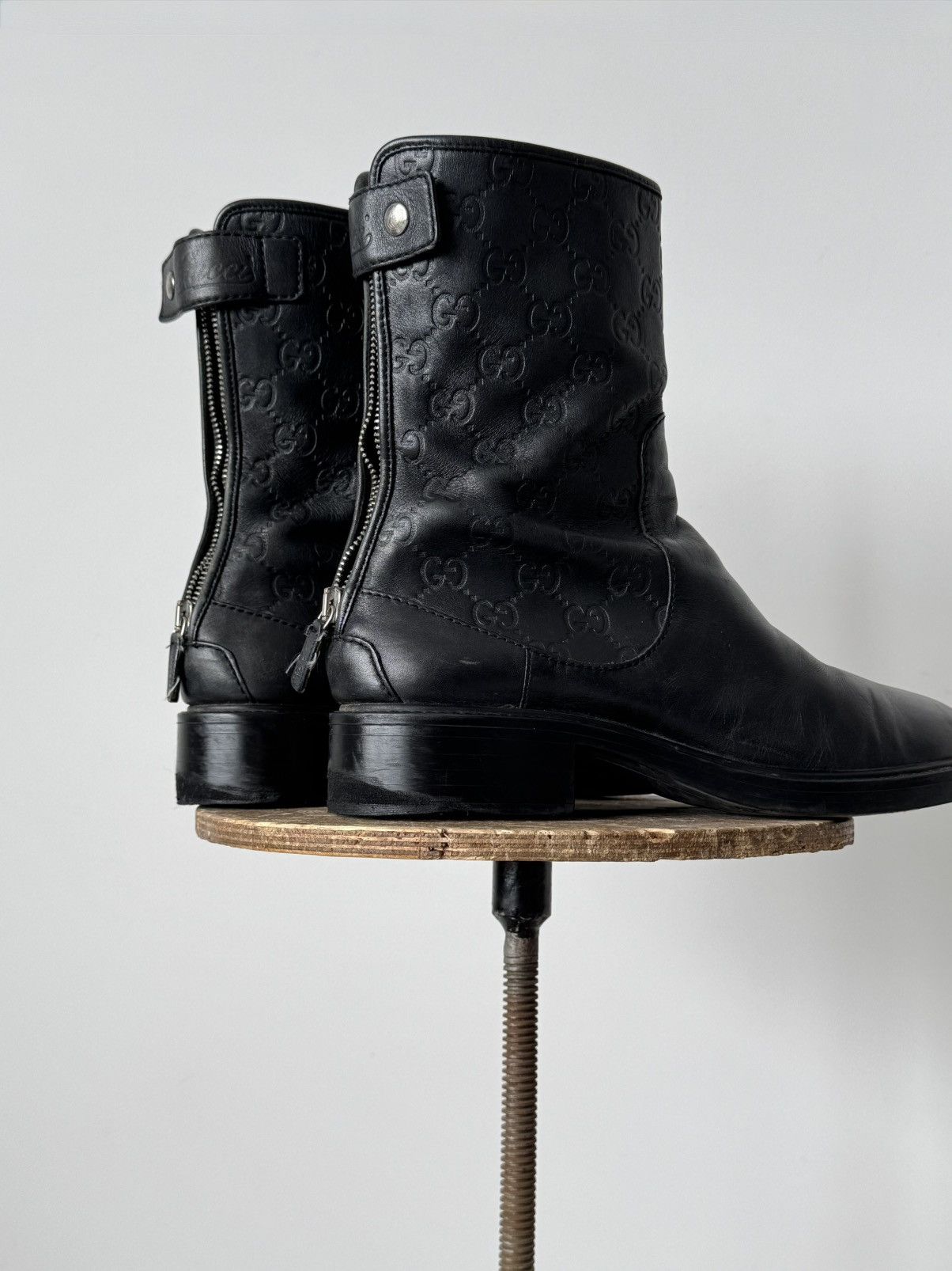 Gucci Gucci GG 'Guccissima' Biker Boots Size US 8 / IT 38 - 2 Thumbnail