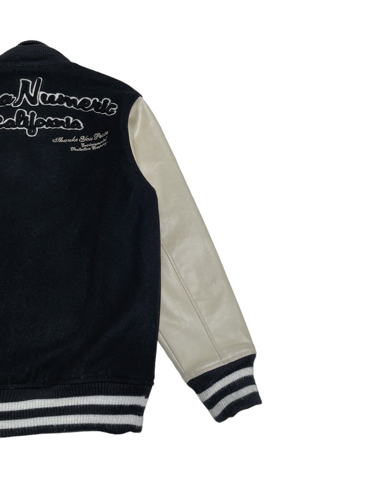 Alphanumeric Rare Vintage Brand Alphanumeric Leather Varsity Jacket 2000s Size US M / EU 48-50 / 2 - 8 Thumbnail