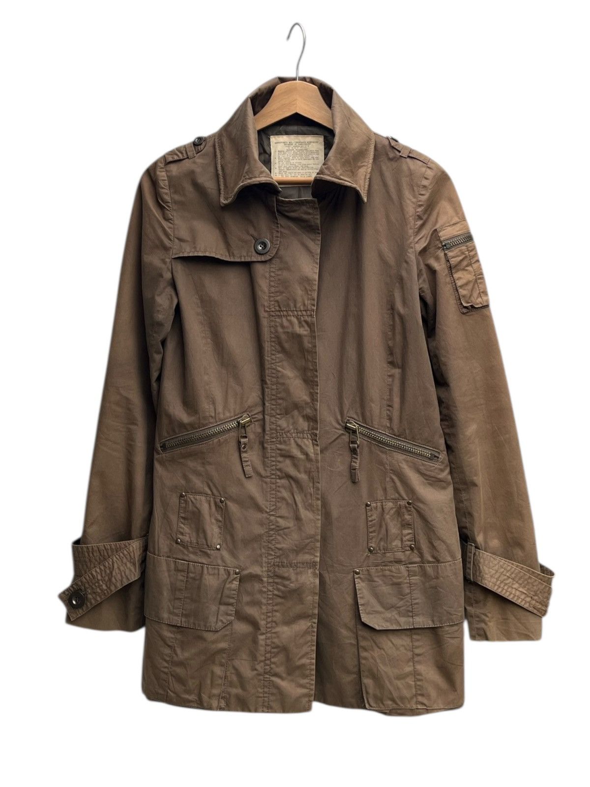 GOA GOA Military Avant Garde Jacket Olive Unisex Size US XS / EU 42 / 0 - 2 Thumbnail
