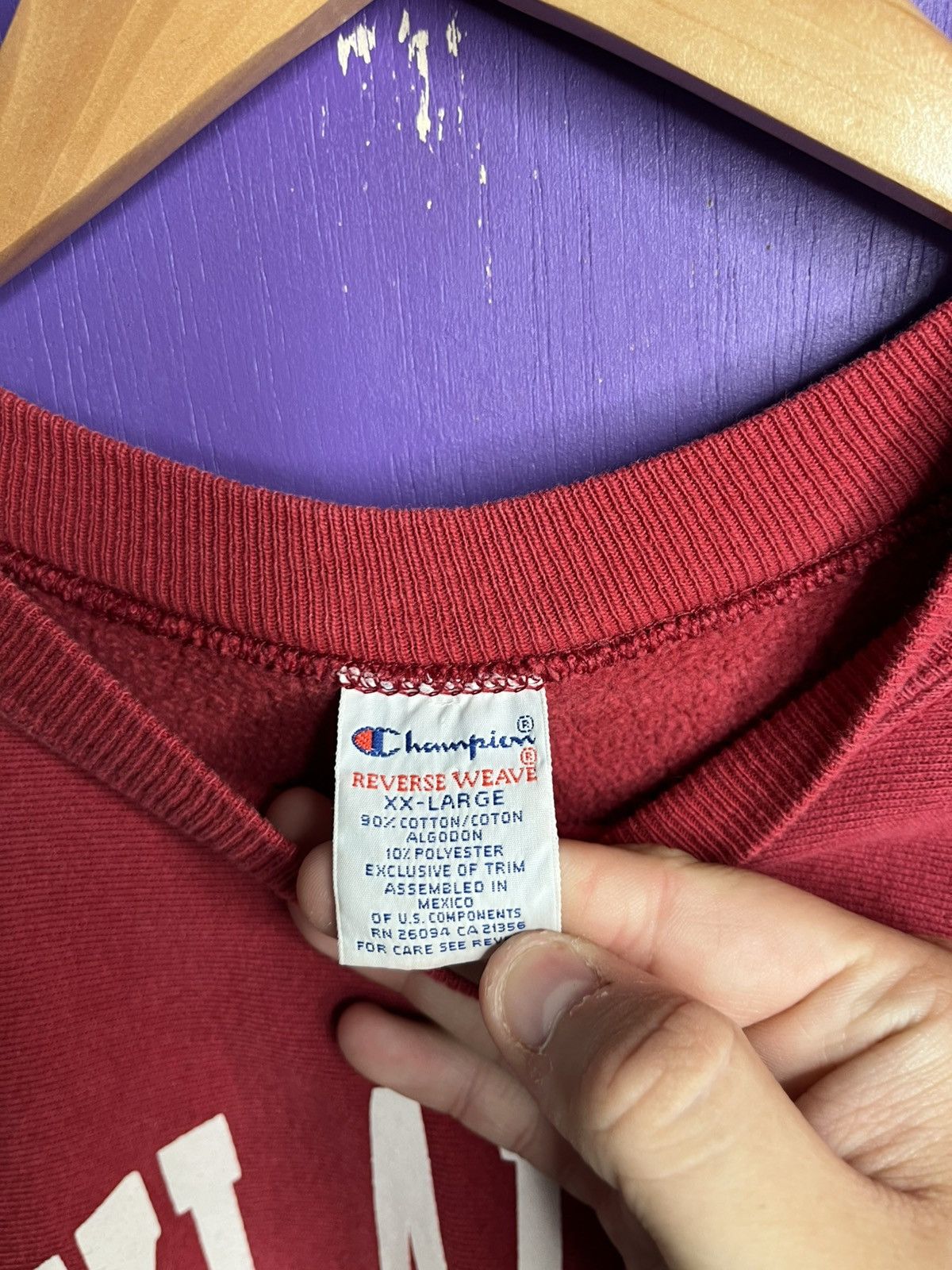 Champion × Vintage Vintage champion Oklahoma Sooners reverse weave Size US XL / EU 56 / 4 - 4 Thumbnail