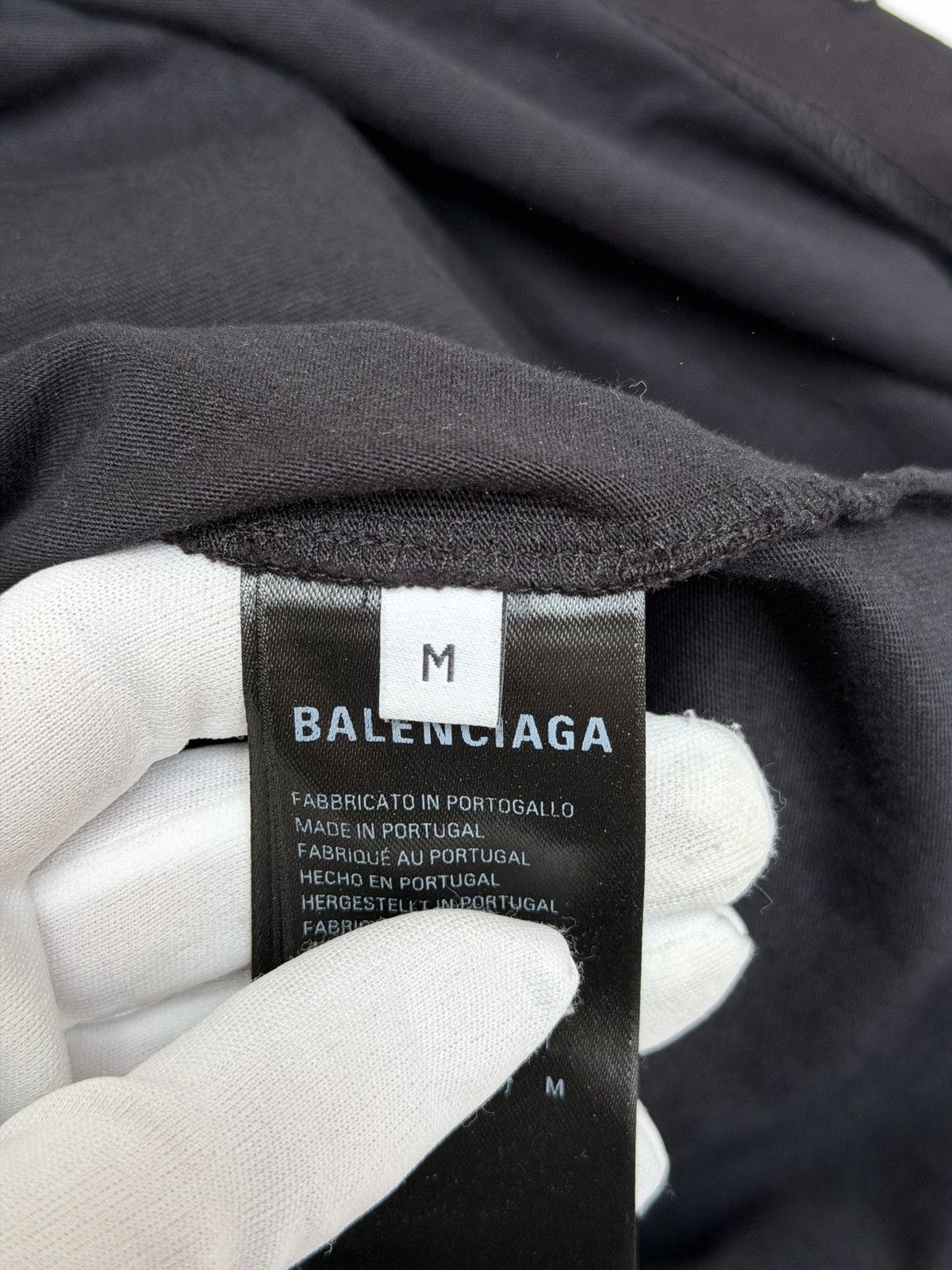 Balenciaga Balenciaga Happy Valentine Day CD Tee Shirt Black Size US M / EU 48-50 / 2 - 5 Thumbnail