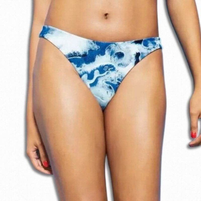 Other Royalty By Maluma Bikini Bottoms Cheeky Cut Camo Blue XL NWT Size ONE SIZE - 1 Thumbnail