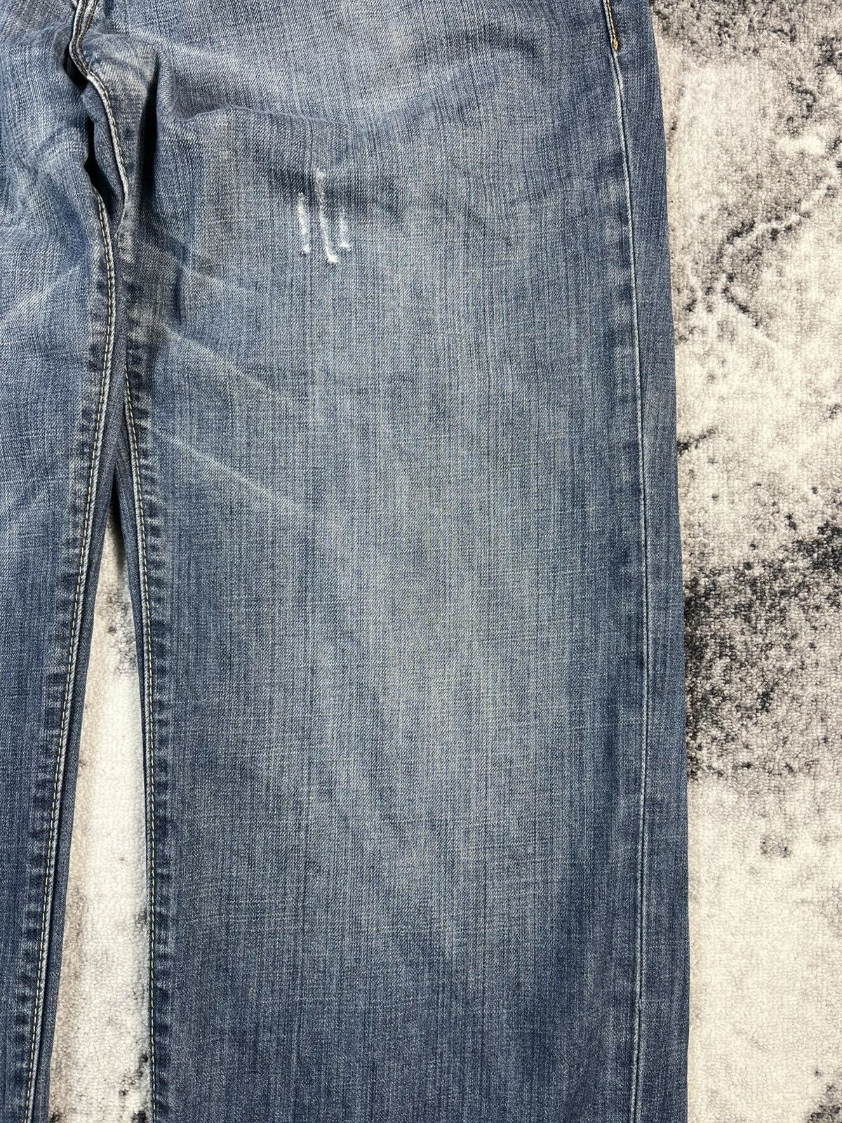 Other Ted Lapidus Jeans Distressed Fade Denim W36 Fit Size US 36 / EU 52 - 4 Thumbnail