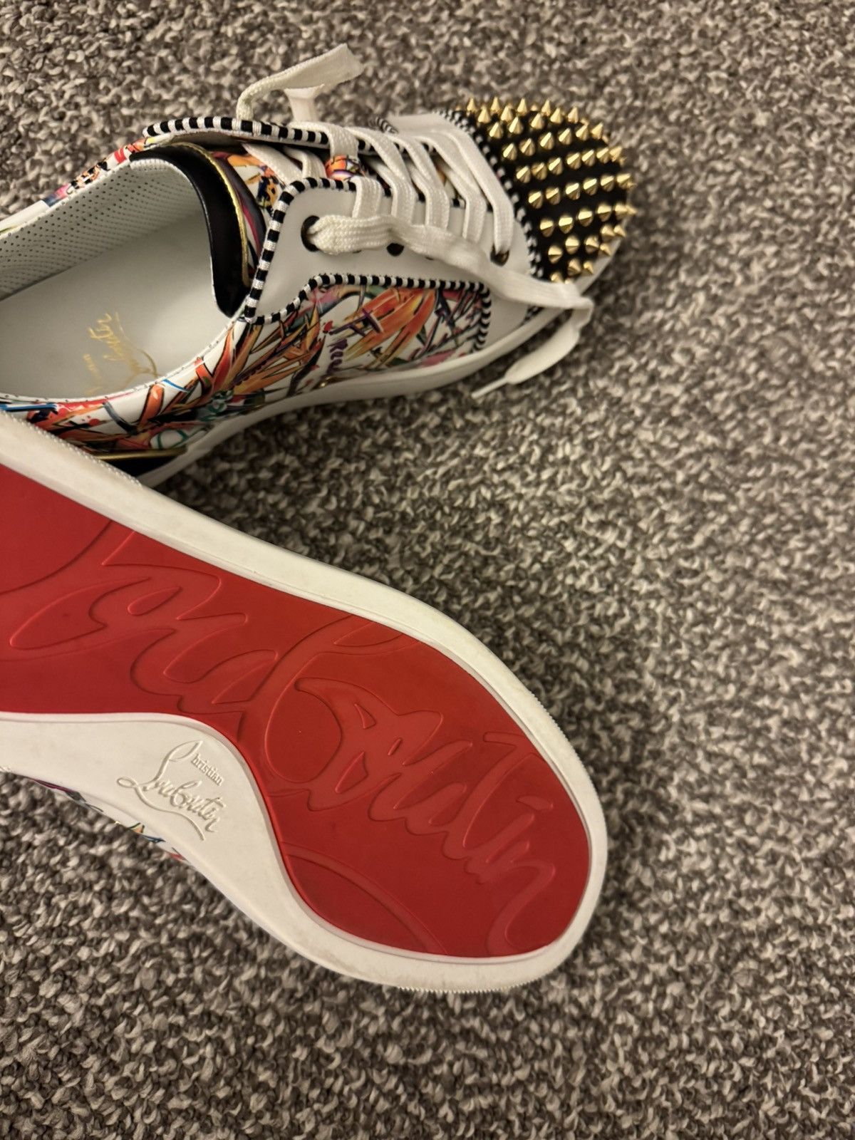 Christian Louboutin Christian Louboutin Freelouis Junior Spikes Flat Size US 9 / EU 42 - 8 Thumbnail