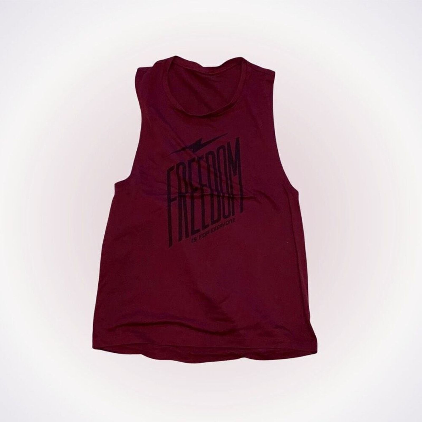 Other Freedom Seventy Maroon Graphic Muscle Tank | Sz M Size M / US 6-8 / IT 42-44 - 1 Thumbnail