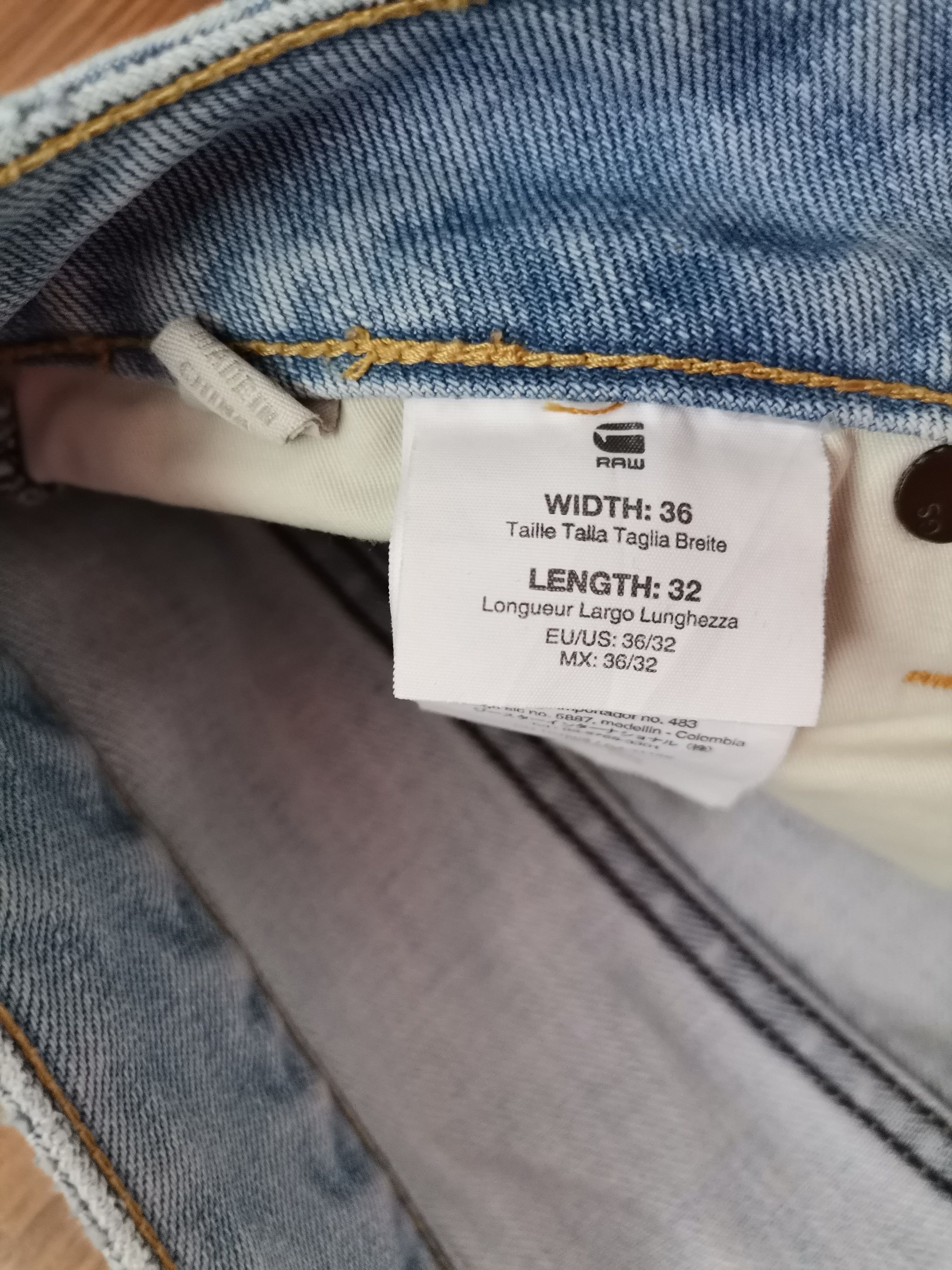 G-Star G-Star Raw Distressed Jeans Size US 36 / EU 52 - 2 Thumbnail