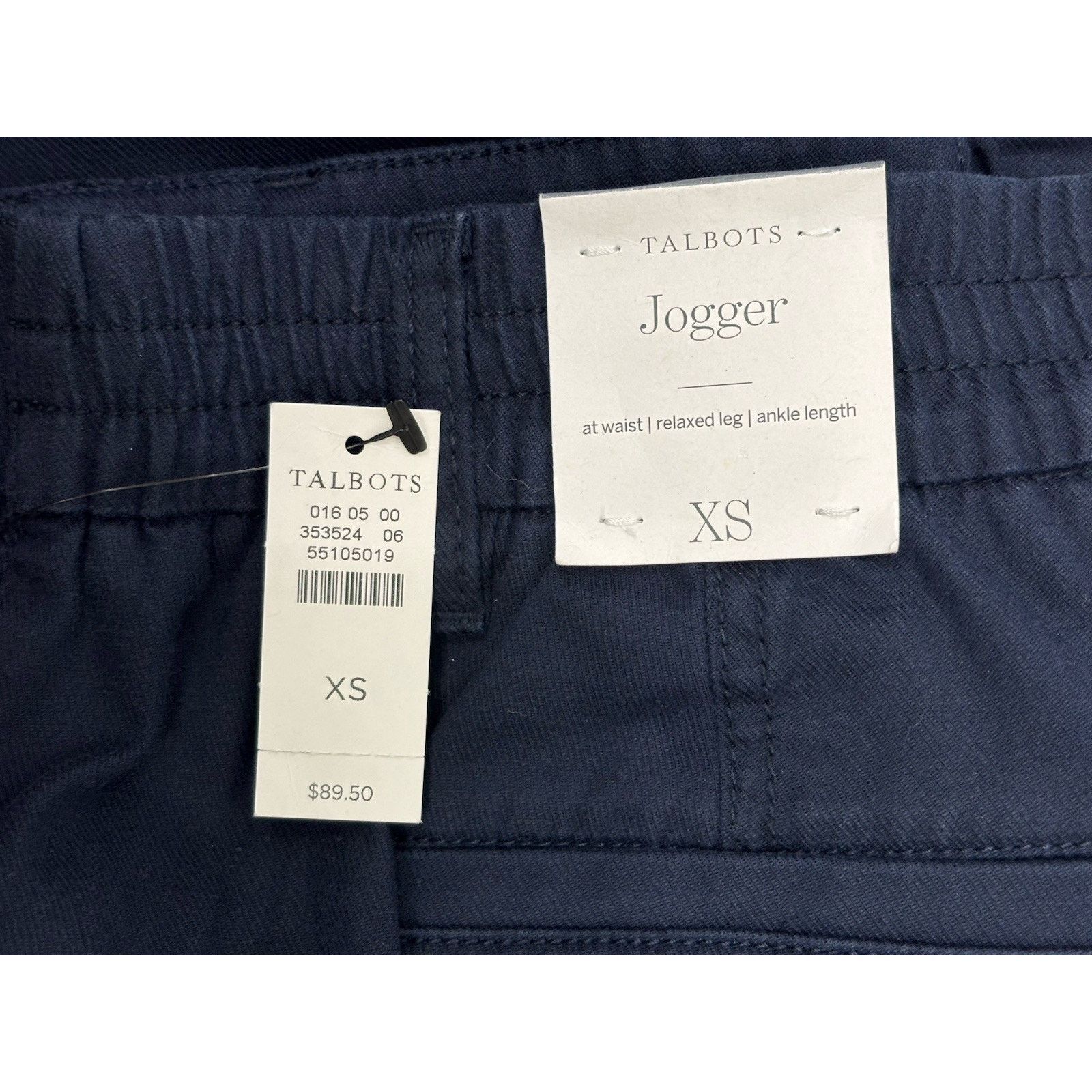Robert Talbott Talbots Joggers Dress Pants XS Blue Pockets Stretch Ankle Size 28" / US 6 / IT 42 - 6 Thumbnail