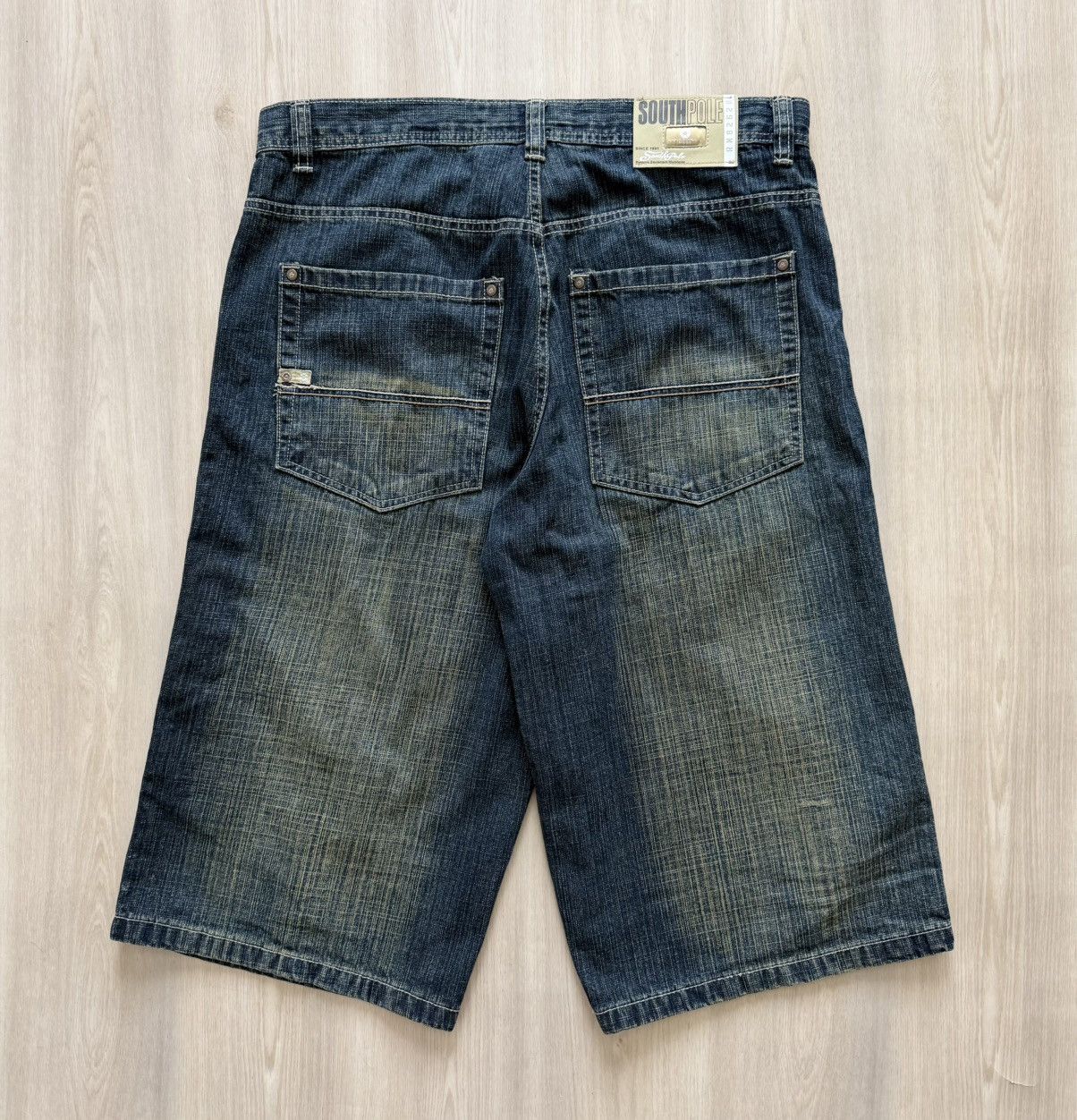 Southpole Vintage Southpole Baggy Denim Shorts RN 82628 Jorts Sz 36 Size US 36 / EU 52 - 1 Thumbnail