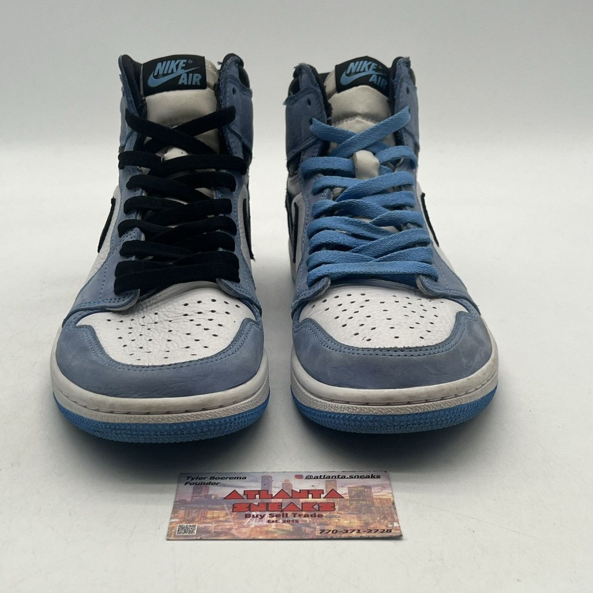 Nike Air Jordan 1 High University blue Size US 8.5 / EU 41-42 - 2 Thumbnail