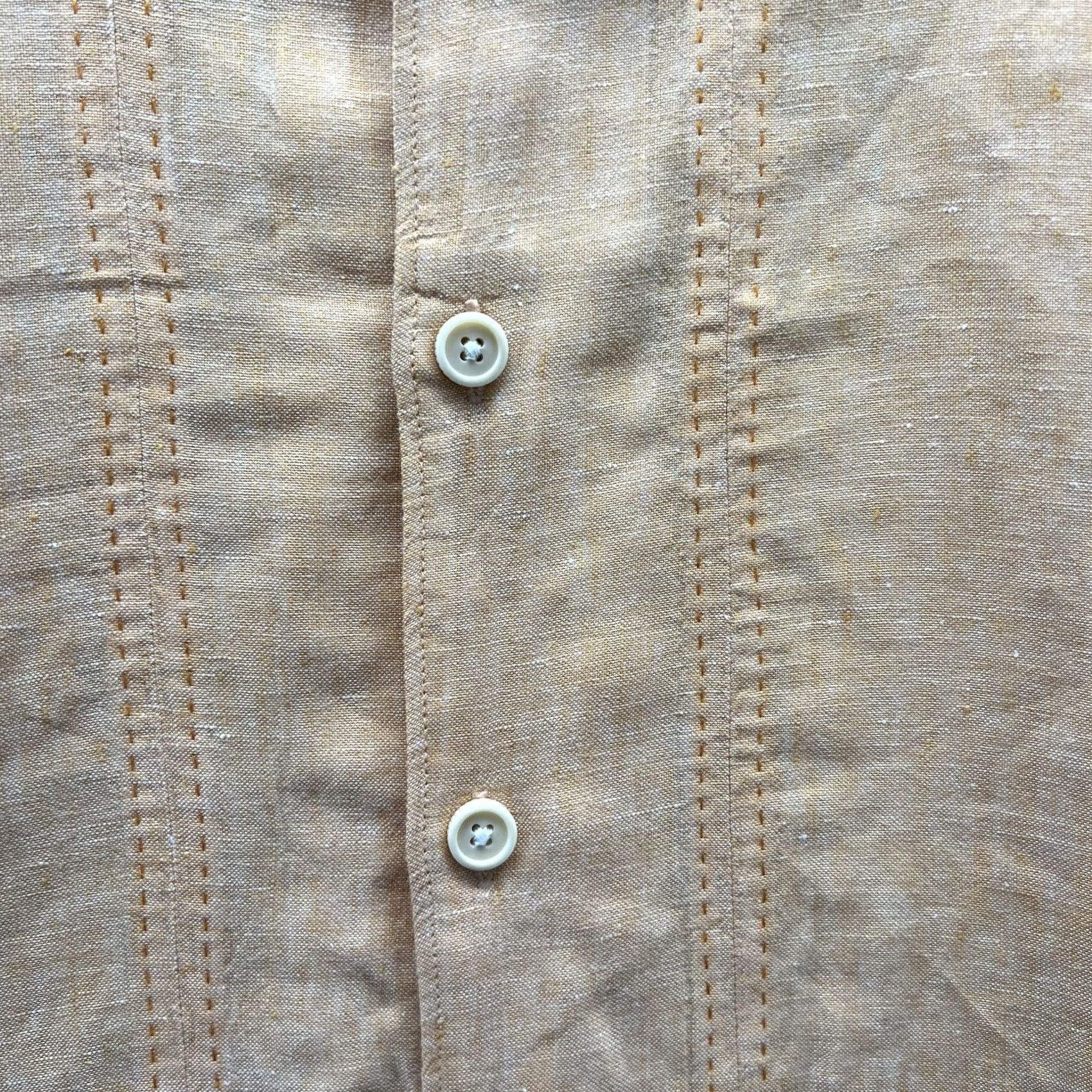 Tommy Bahama VINTAGE? Tommy Bahama Shirt Men XL Orange Casual Button Down Linen Relax XL Size US XL / EU 56 / 4 - 4 Thumbnail