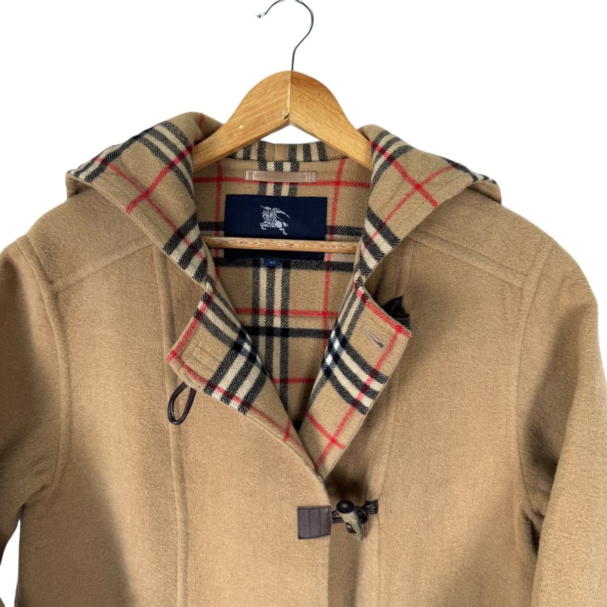 Burberry 🌟BURBERRY LONDON HOODIE DUFFLE JACKET Size M / US 6-8 / IT 42-44 - 5 Thumbnail