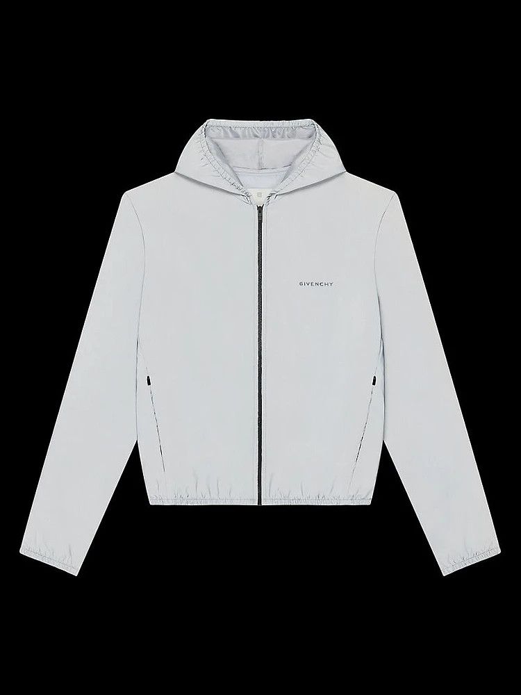 Givenchy o1w1db10325 Shrunken Windbreaker in Light Blue Size US M / EU 48-50 / 2 - 2 Thumbnail