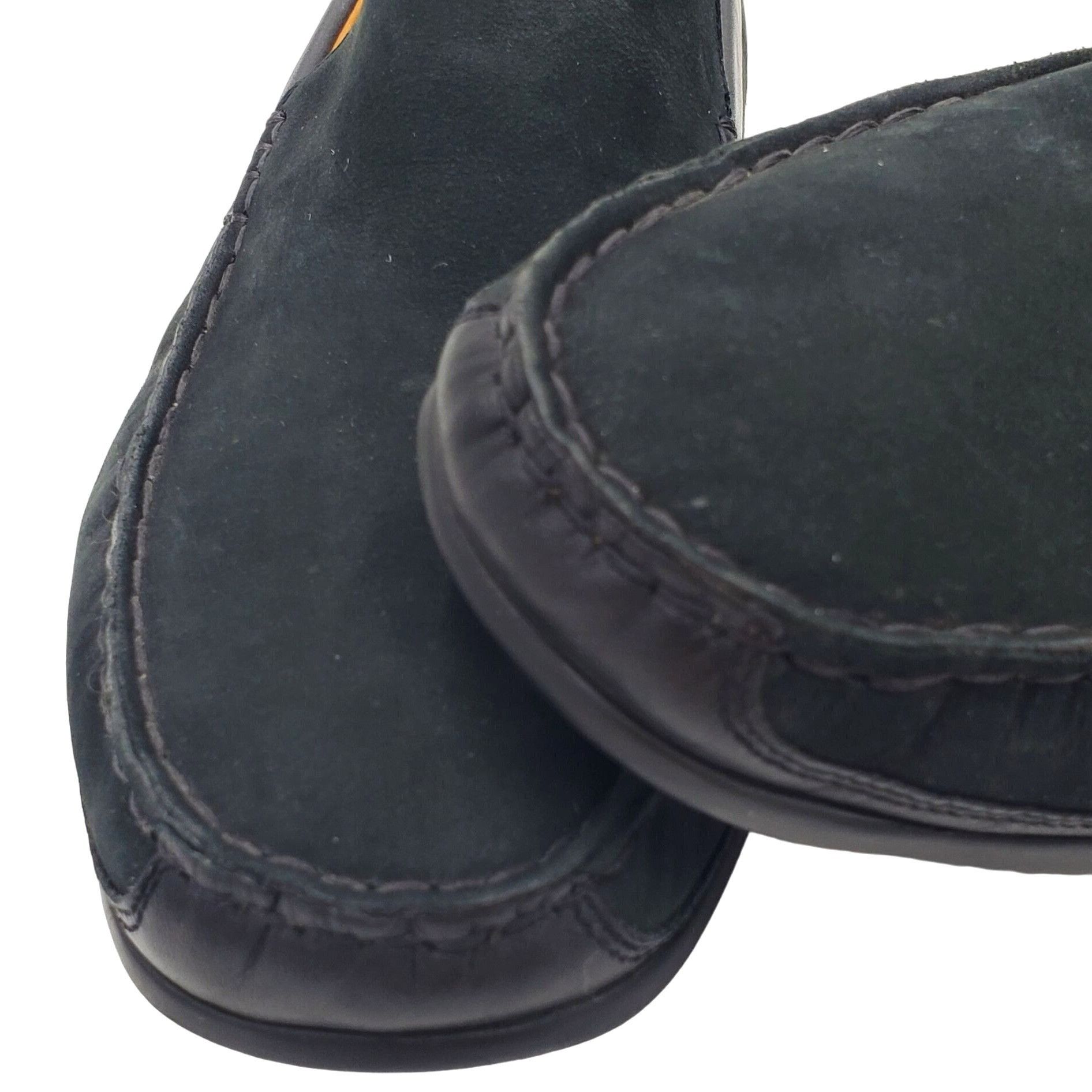 Mephisto Mephisto Cool Air Men's size 10US Black Leather Suede Loafer Size US 10 / EU 43 - 4 Thumbnail