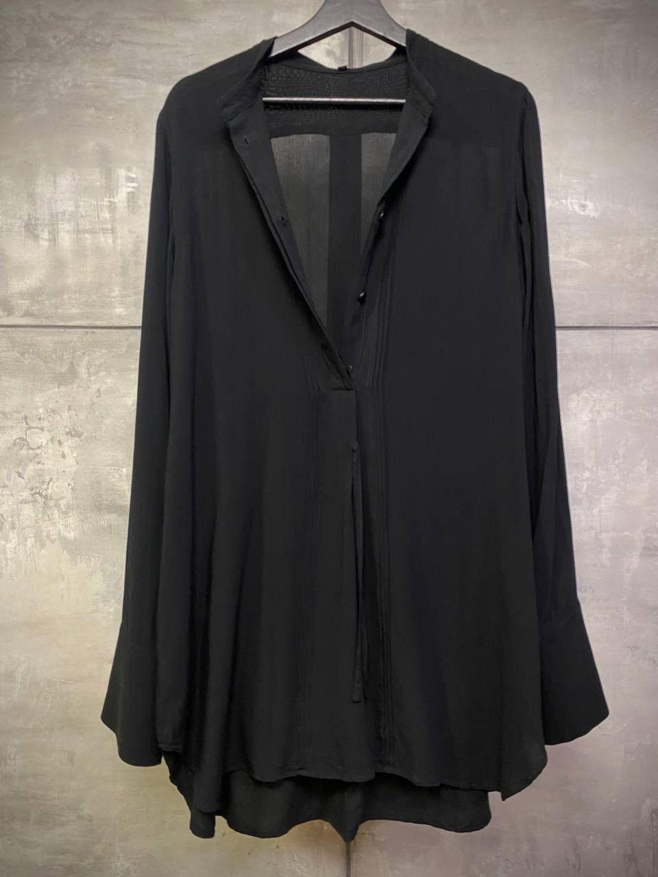 Ann Demeulemeester Shirt with pleated effect S Size 46R - 4 Thumbnail