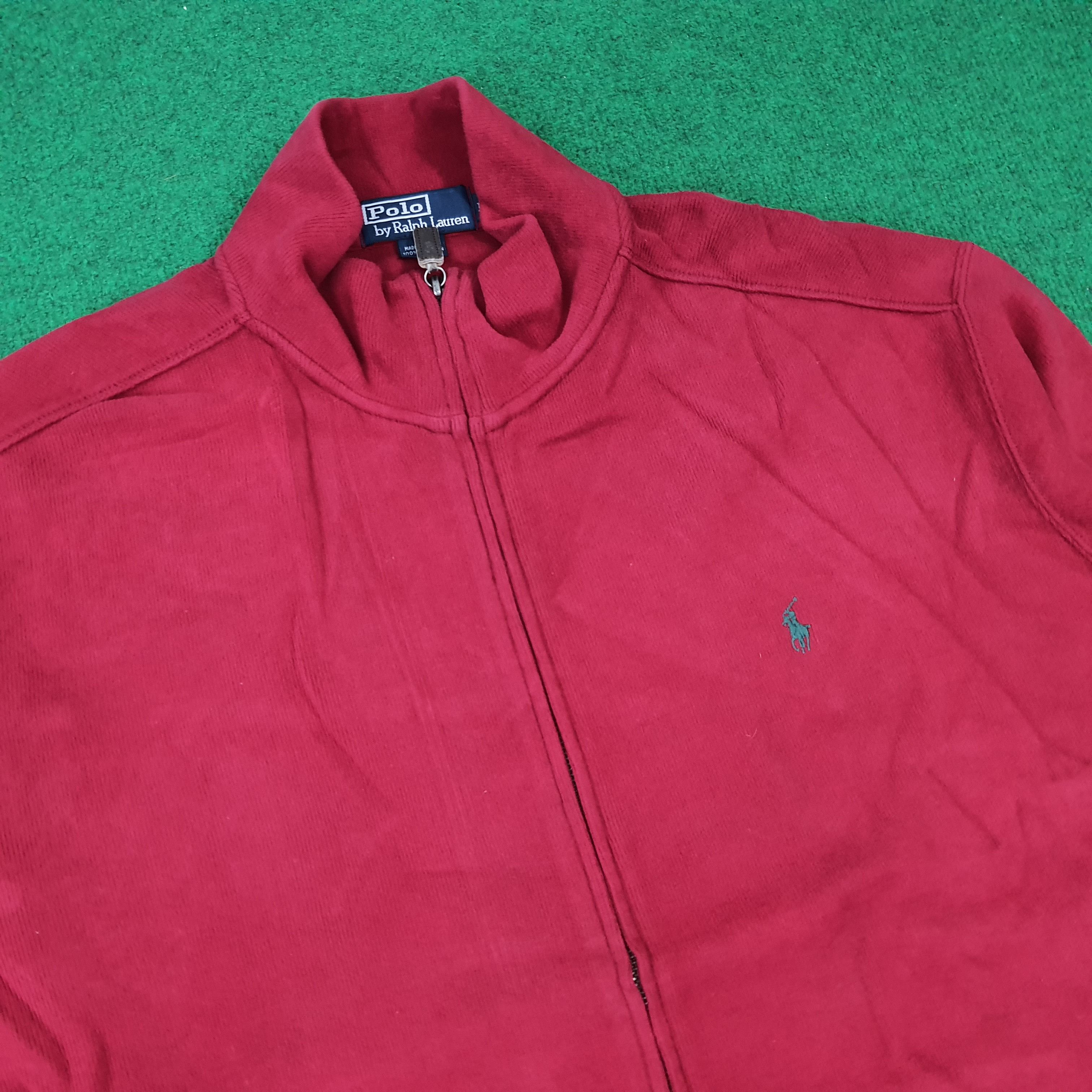 Vintage Polo Ralph Lauren Corduroy FullZip Sweatshirt C275N1