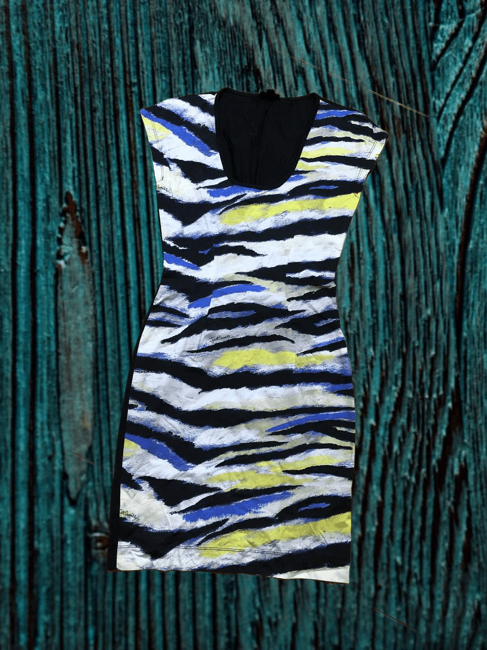 Just Cavalli Just Cavalli Abstract Print Bodycon Mini Dress Multi Color Size S / US 4 / IT 40 - 1 Thumbnail