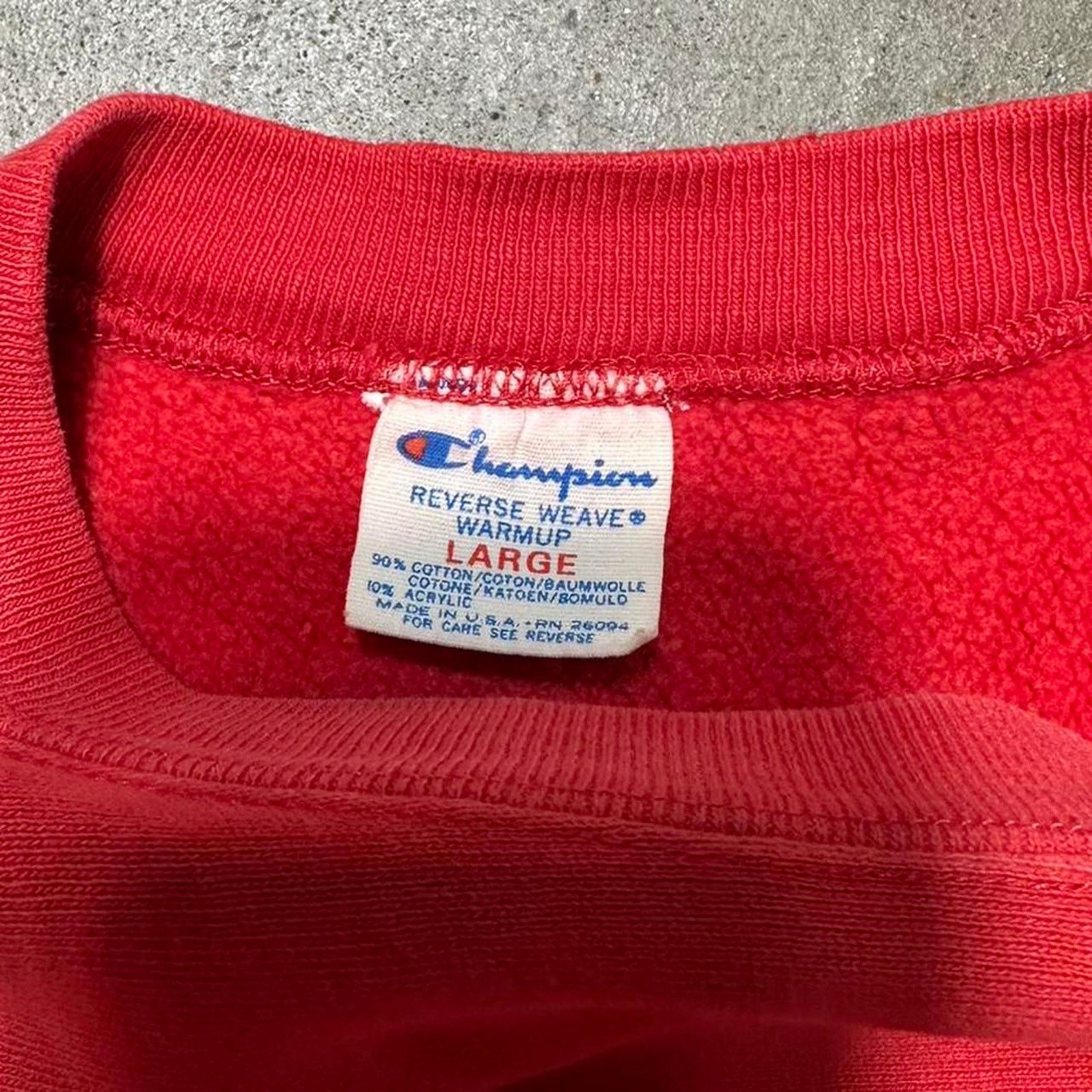 Champion Vintage 80s Champion Reverse Weave Warmup Wisconsin Crewneck Size US XL / EU 56 / 4 - 4 Thumbnail