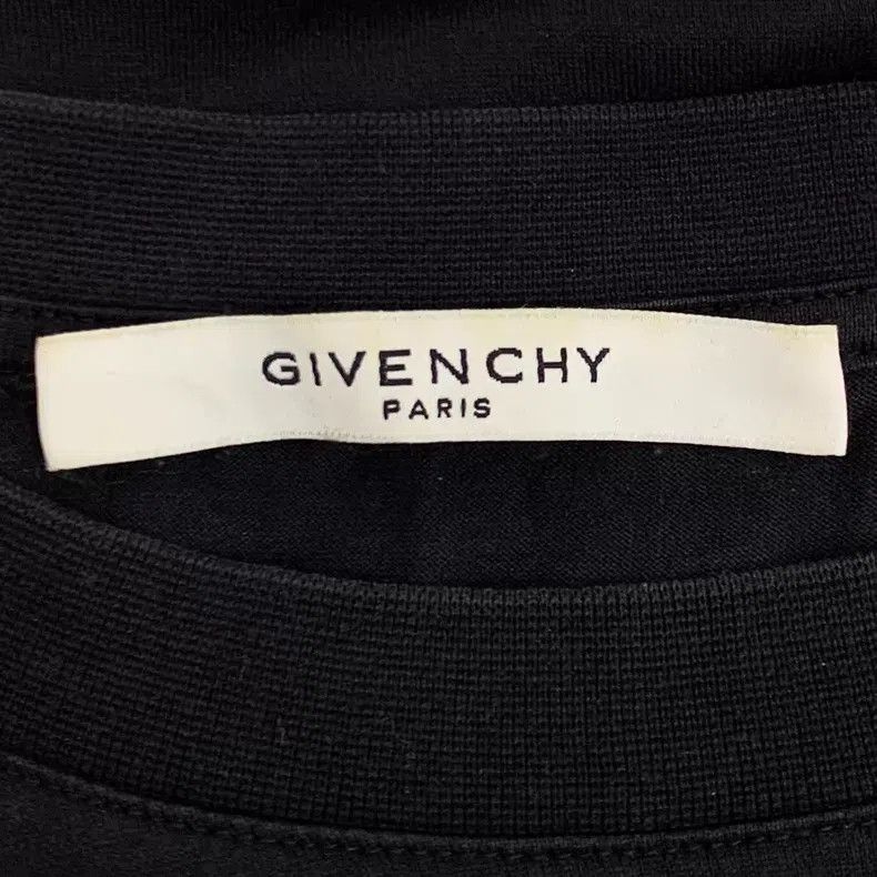 Givenchy Givenchy Black Logo Letter Printed Cotton Crew Neck Short- Size US M / EU 48-50 / 2 - 6 Thumbnail