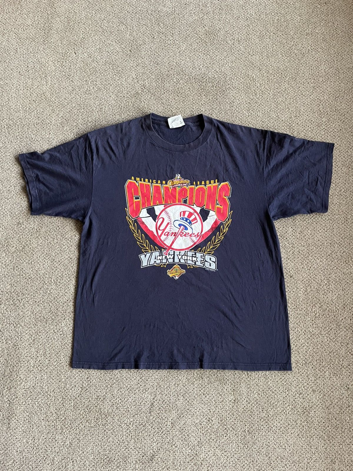 Lee Vintage 1996 New York Yankees NYY Champions Tee 90s XXL Size US XXL / EU 58 / 5 - 1 Thumbnail