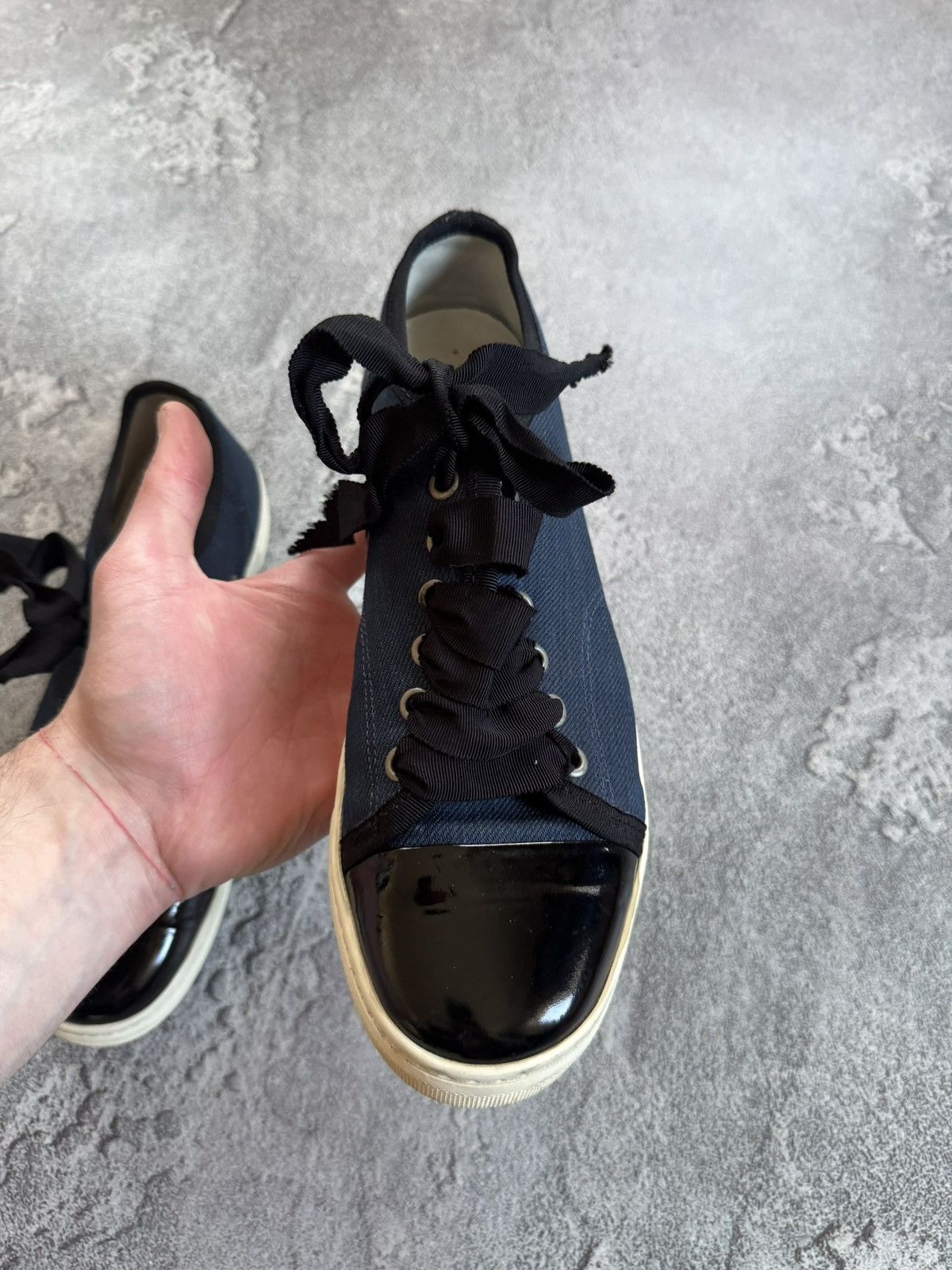 Lanvin Lanvin 40size casual luxury low top sneakers shoes Size US 7 / EU 40 - 7 Thumbnail