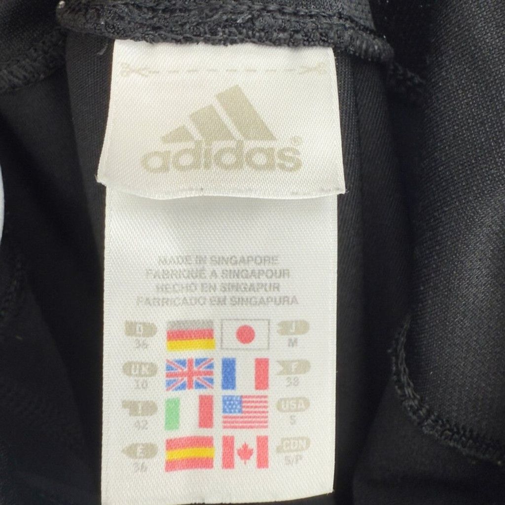 Adidas ADIDAS Lightweight Adjustable Leg Cropped Black Capris Sz S Size 27" / US 4 / IT 40 - 4 Thumbnail