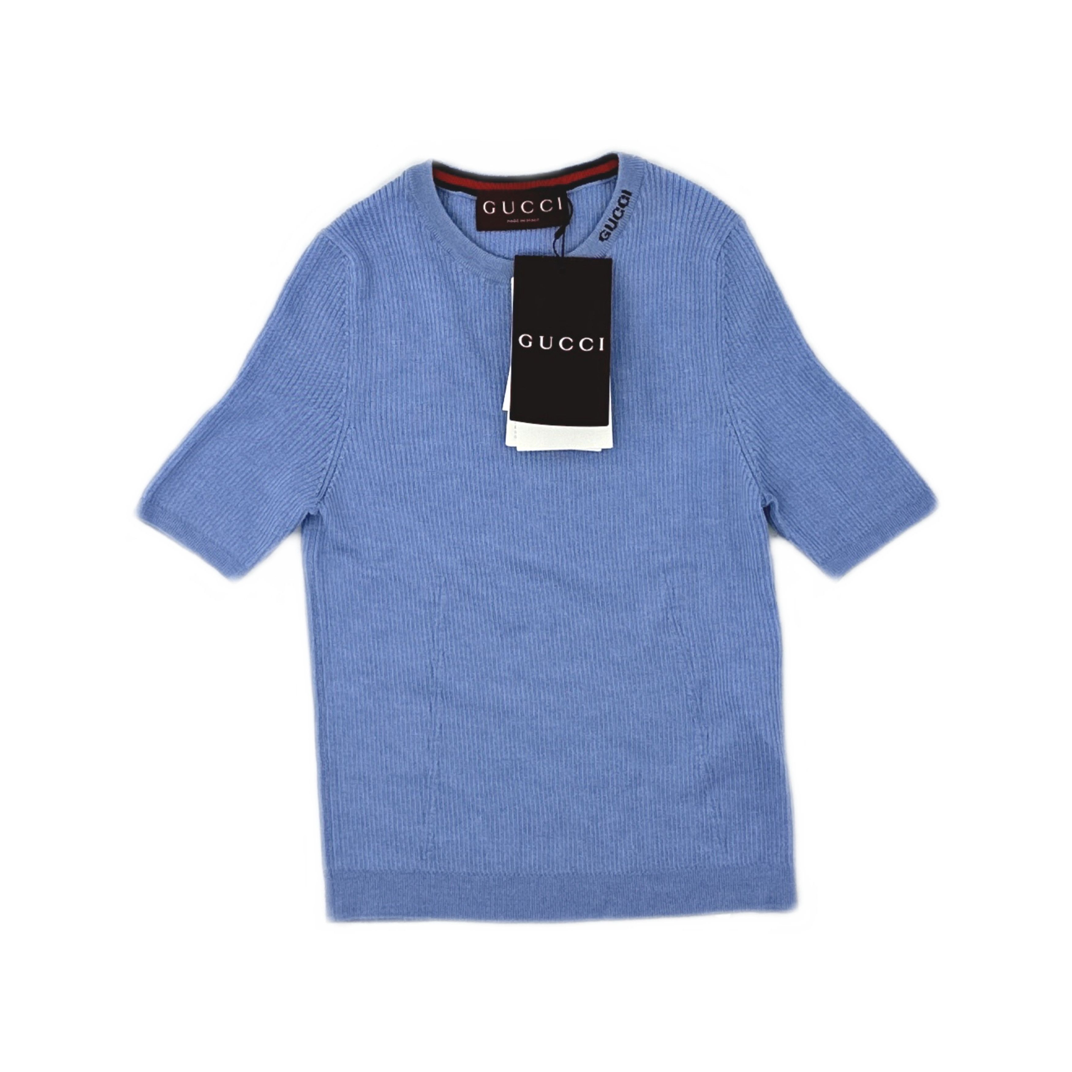 Gucci Gucci Logo Intarsia Knit Sweater Size S Size S / US 4 / IT 40 - 1 Thumbnail