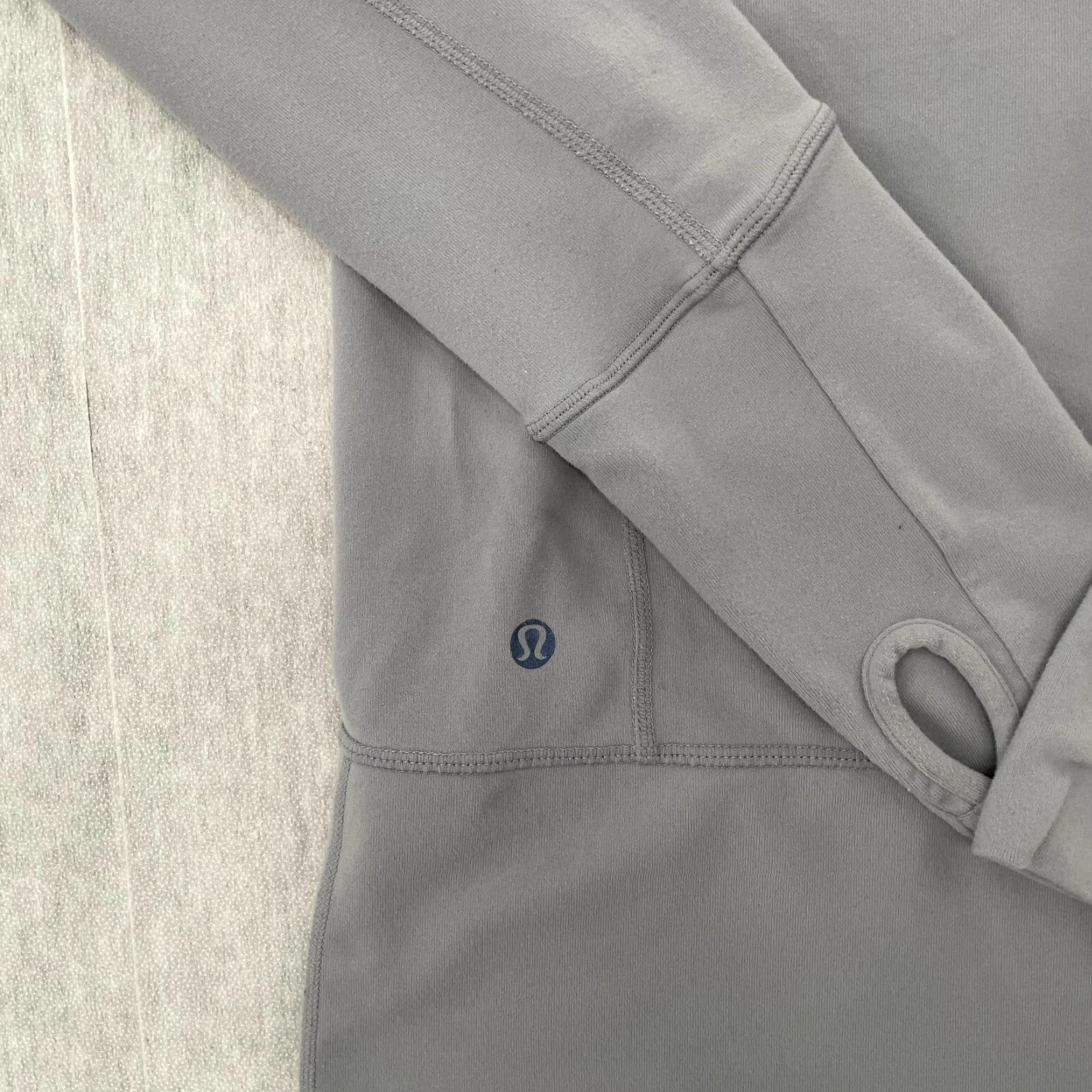 Lululemon Lululemon Scuba Jacket Womens 4 Gray Full Zip Funnel Neck Athletic Activewear Size S / US 4 / IT 40 - 4 Thumbnail