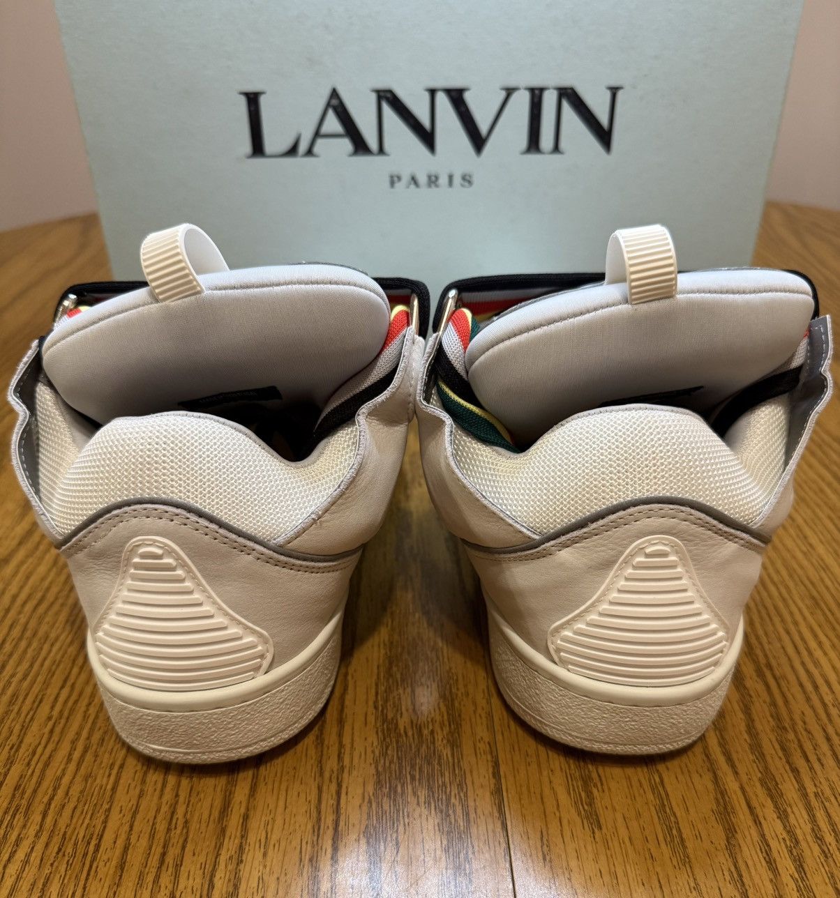 Lanvin Curb Sneaker (White/Multicolor)