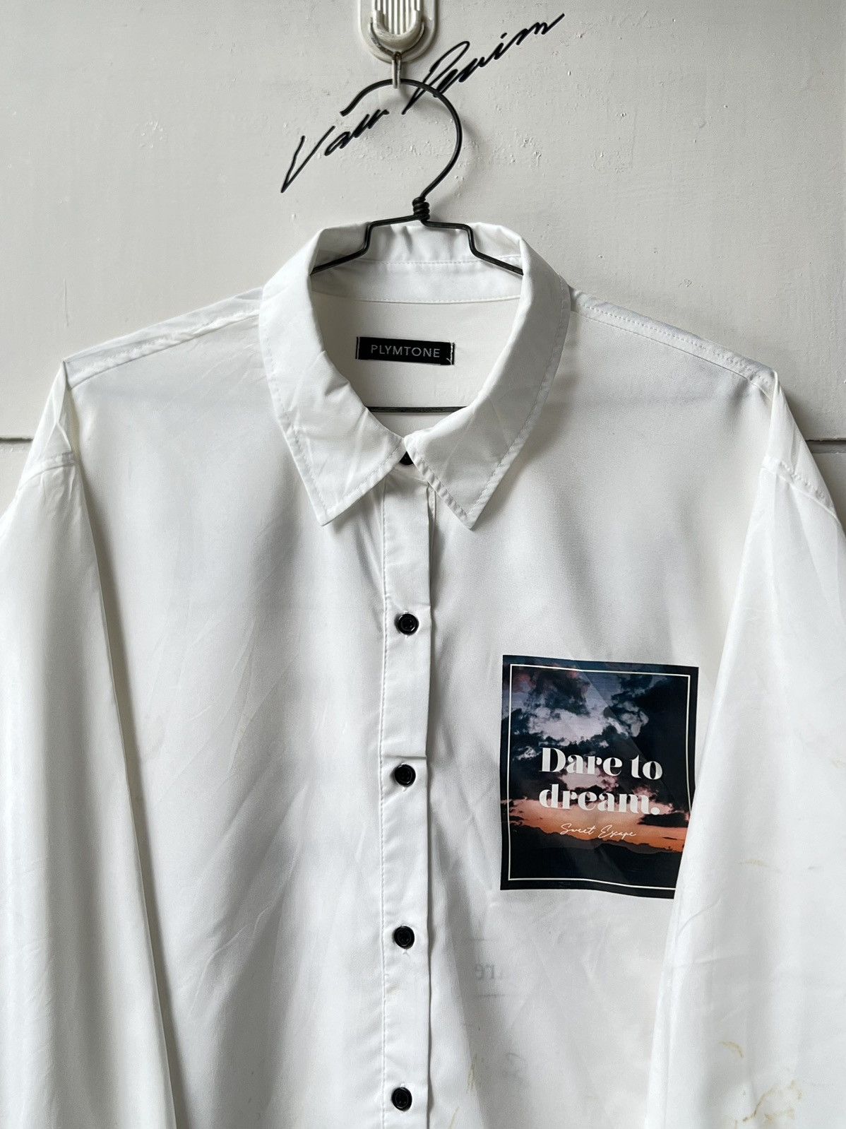 Other PLYMTONE White Picture Shirt Size US L / EU 52-54 / 3 - 3 Thumbnail