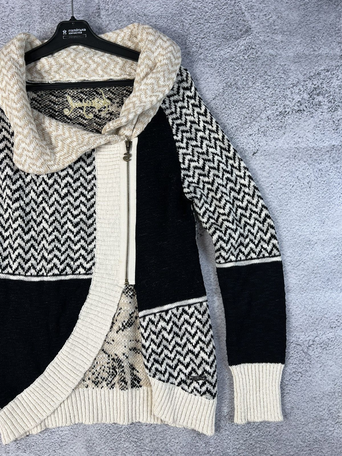Designer × Desigual Desigual full zip knit sweater Size S / US 4 / IT 40 - 4 Thumbnail