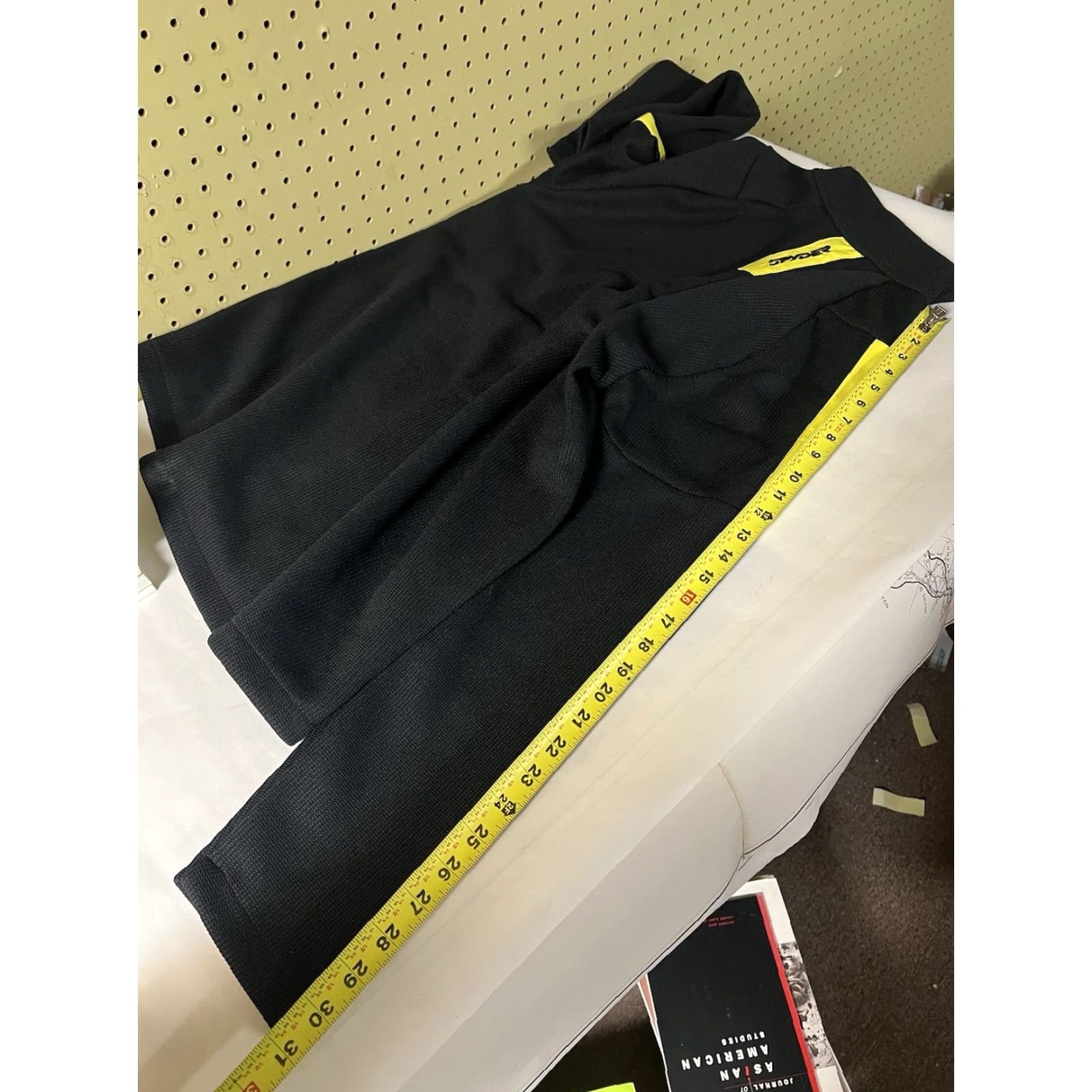 Spyder Spyder Jacket Full Zip Fleece Black Yellow L Mens Large Bandit Wengen SPYDER Size US L / EU 52-54 / 3 - 5 Thumbnail