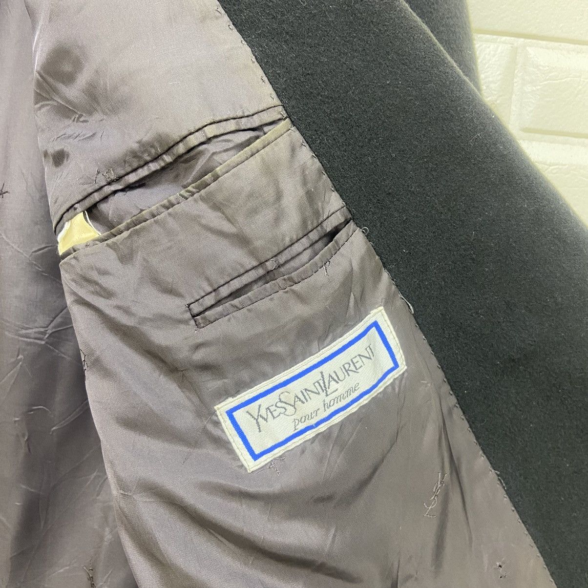 Yves Saint Laurent Vintage Yves Saint Laurent Made in France Blazer Coat Size 40R - 21 Thumbnail