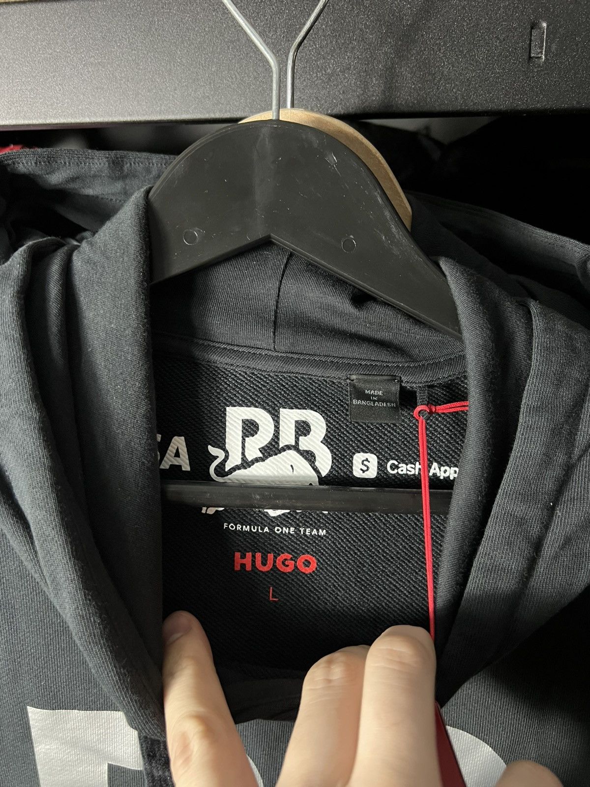 Hugo HUGO Red Bull Racing Oversized Hoodie Black F1 Visa Cash App Size US L / EU 52-54 / 3 - 14 Thumbnail