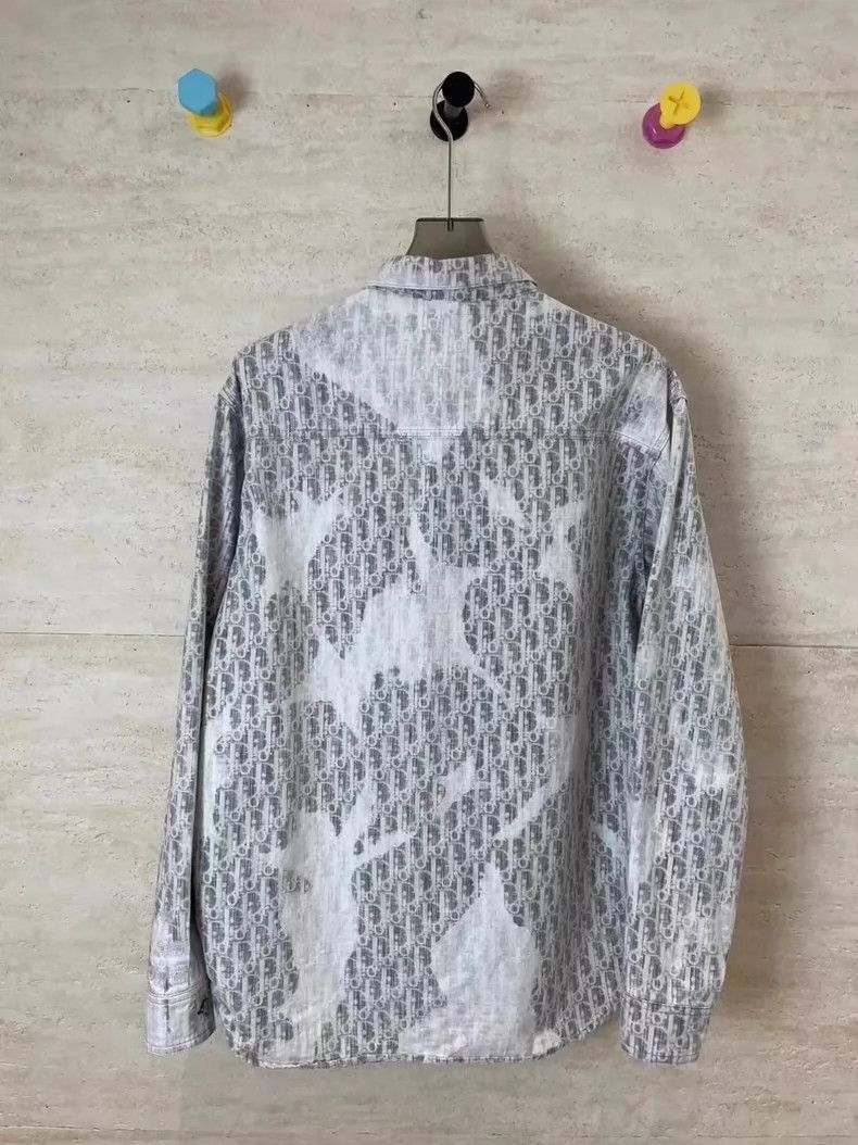 Dior Dior Logo Denim Shirt with Tag-2505 Size US M / EU 48-50 / 2 - 2 Thumbnail