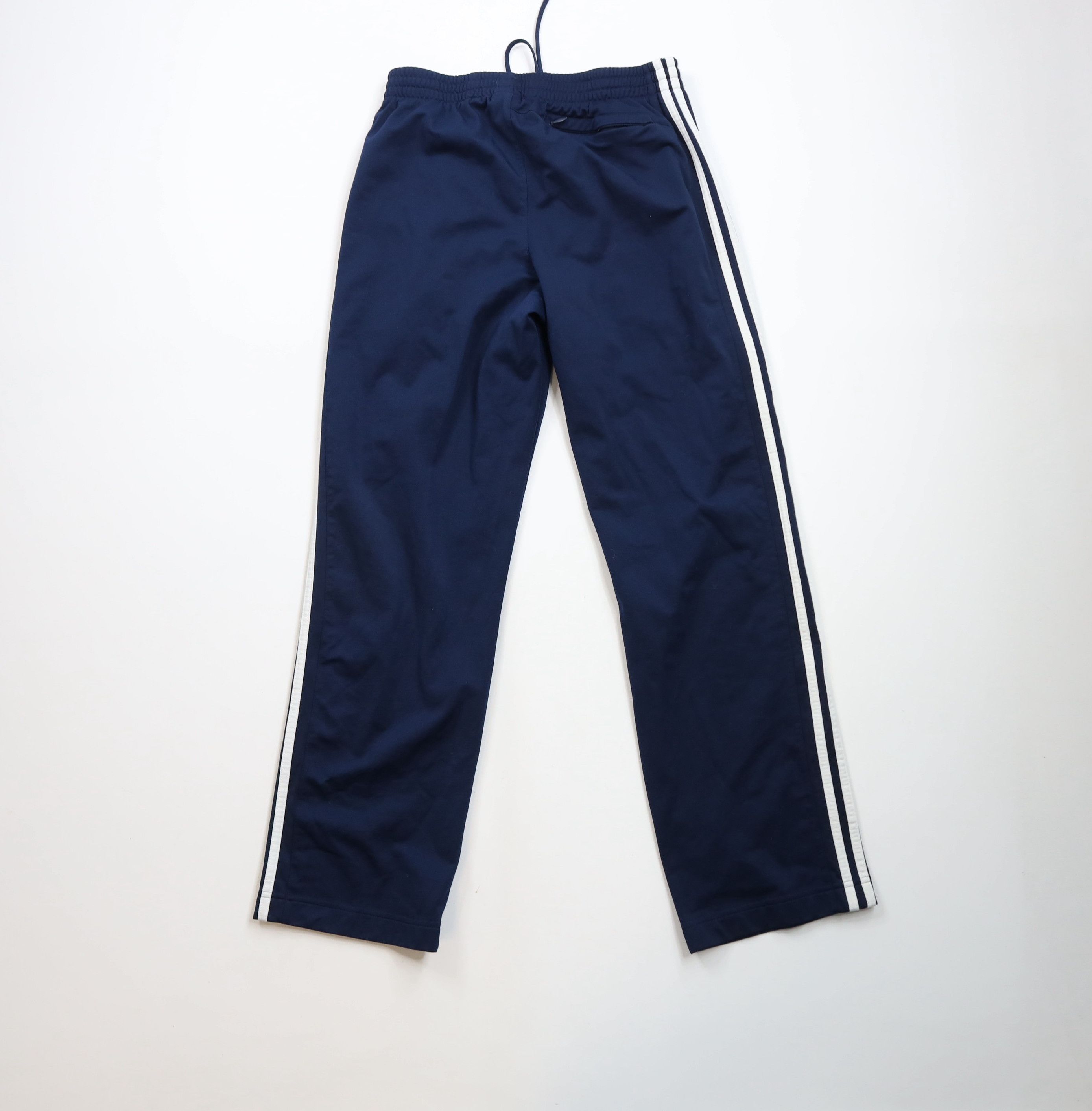 Adidas × Vintage Vintage Y2K Adidas Striped Wide Leg Sweatpants Pants Blue Size US 34 / EU 50 - 8 Thumbnail