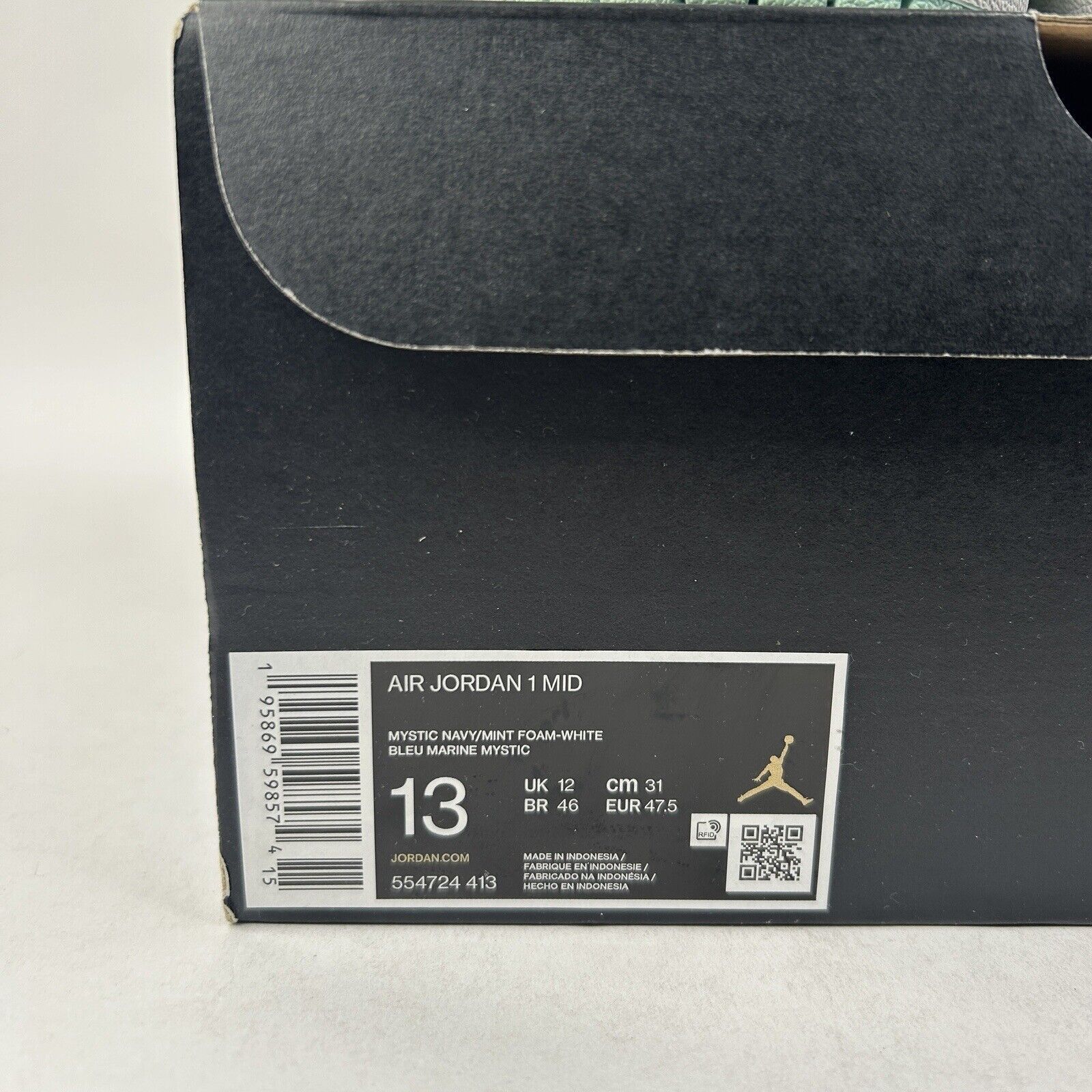 Nike Nike Shoes Air Jordan 1 Mid Retro “Mystic Navy" 2024 Size US 13 / EU 46 - 5 Thumbnail