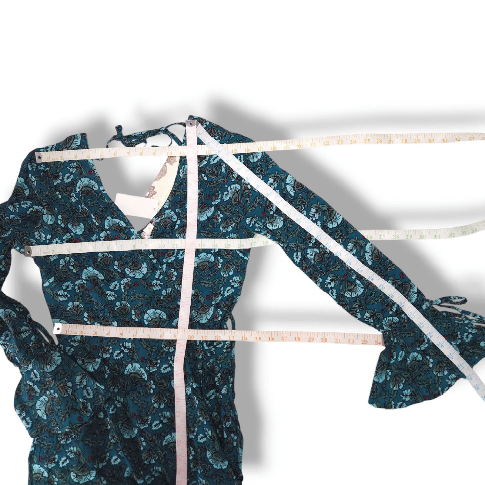Other NWT Band of the Free Floral Wrap Maxi Dress Sz. S [4-6] Size S / US 4 / IT 40 - 11 Thumbnail