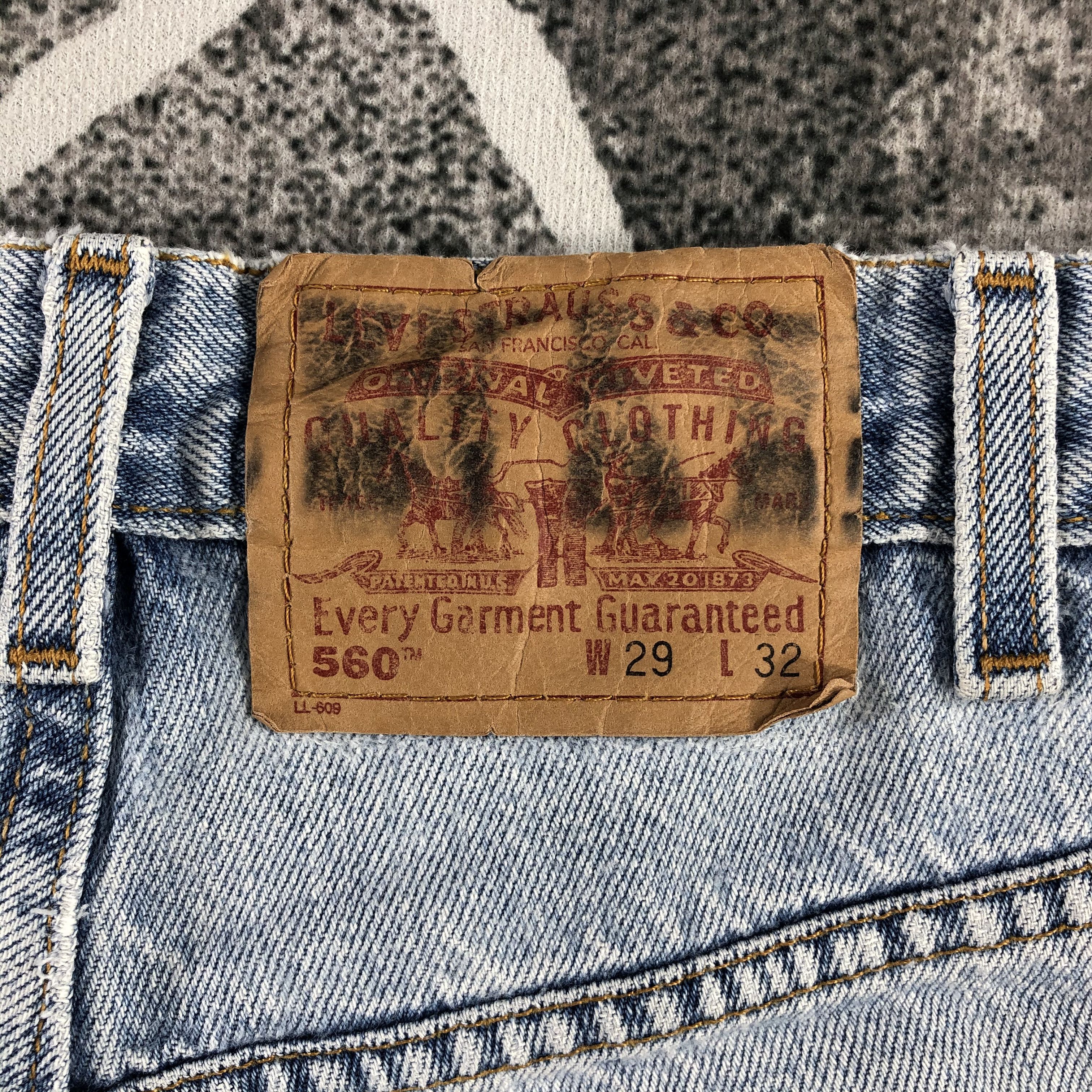 Levi's Vintage Levis 505 Jeans Distressed Denim KJ836 Size US 31 - 5 Thumbnail