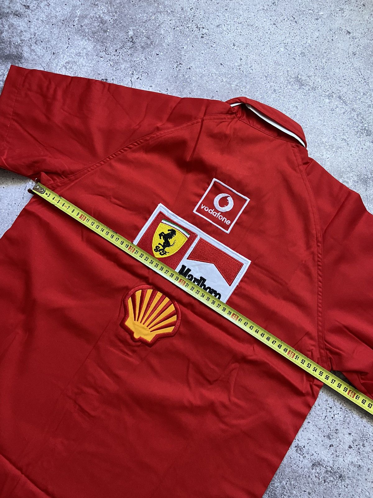 Ferrari Vintage 90s FERRARI Marlboro Vodafone NEW Shirt Size US L / EU 52-54 / 3 - 8 Thumbnail