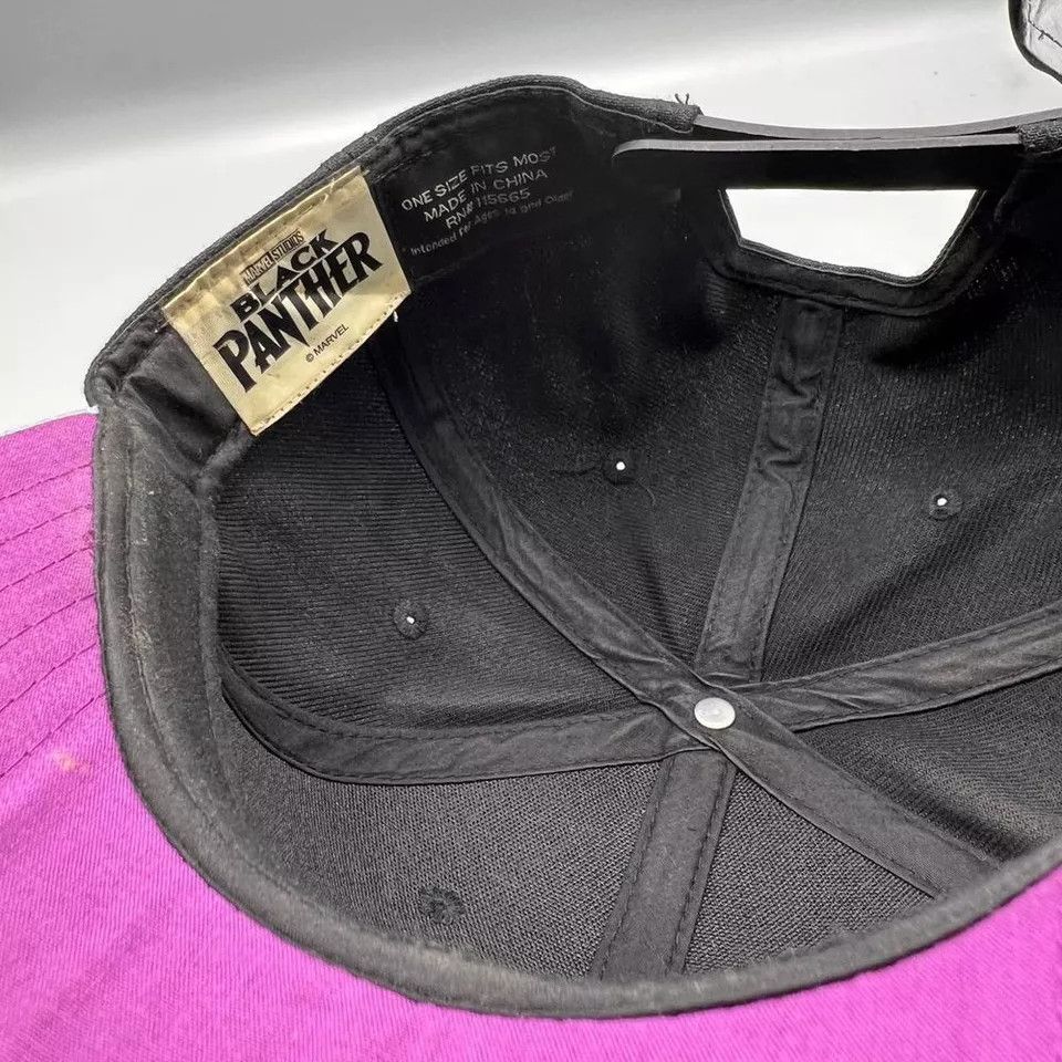 Other Marvel Black Panther Hat Men Wakanda Forever Snap Back Cap Size ONE SIZE - 7 Thumbnail