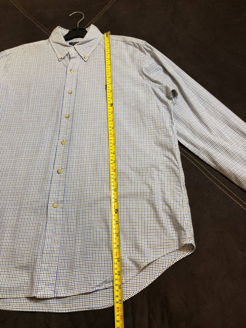 Polo Ralph Lauren VINTAGE Ralph Lauren Checkered Shirt Adult Size US L / EU 52-54 / 3 - 4 Thumbnail