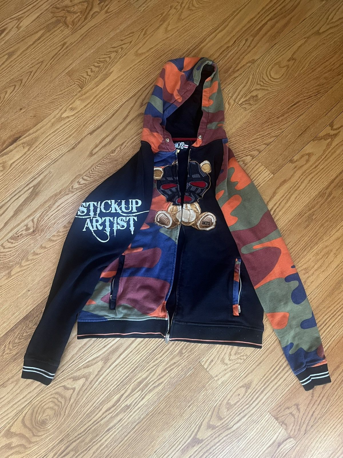 Sprayground BKYS teddy bear zip up hoodie Size US M / EU 48-50 / 2 - 1 Thumbnail